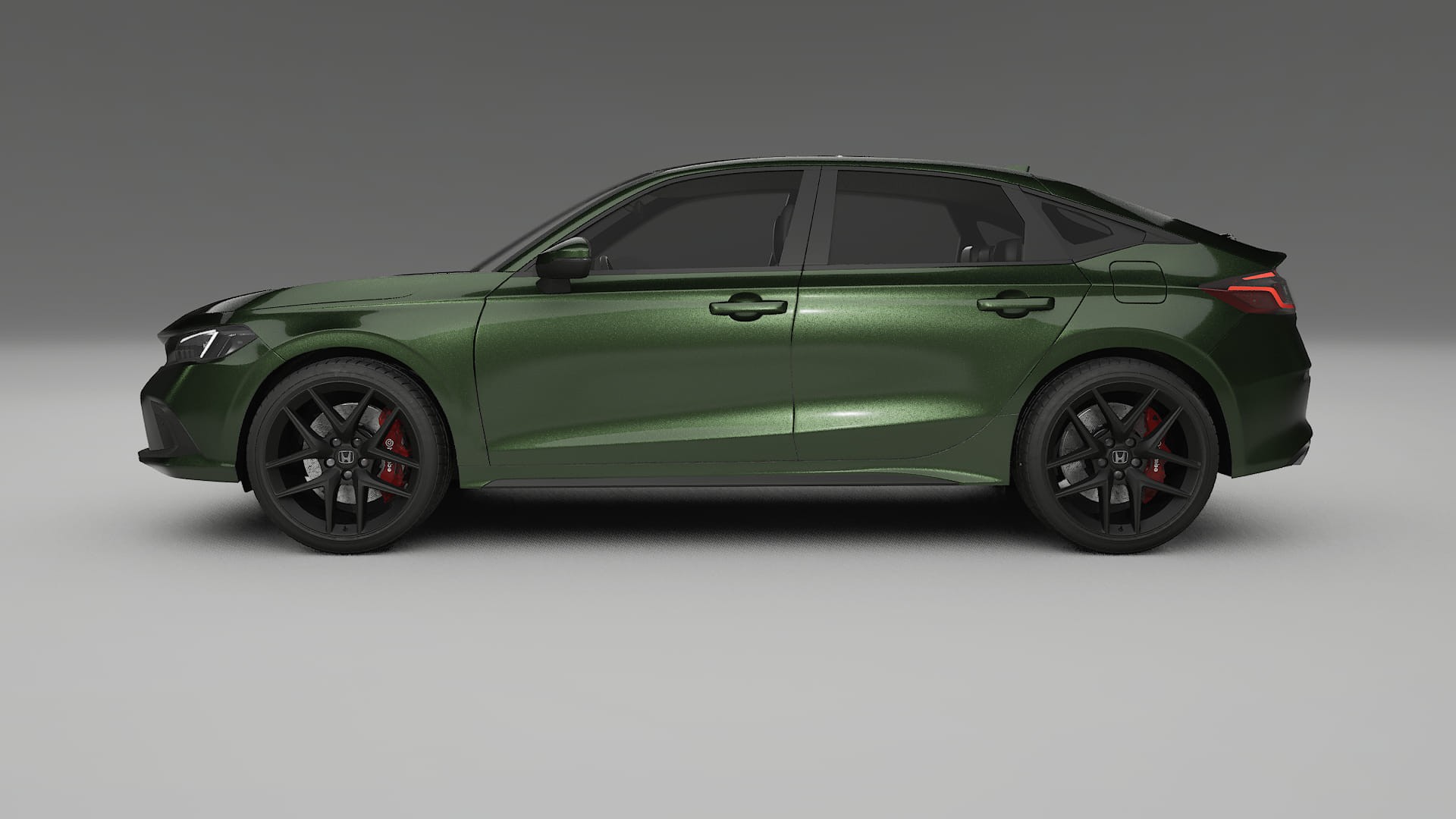 Honda Civic hatchback TPU Paint Protection Film | LAGOON Color Change PPF Full Pre-Cut Kit