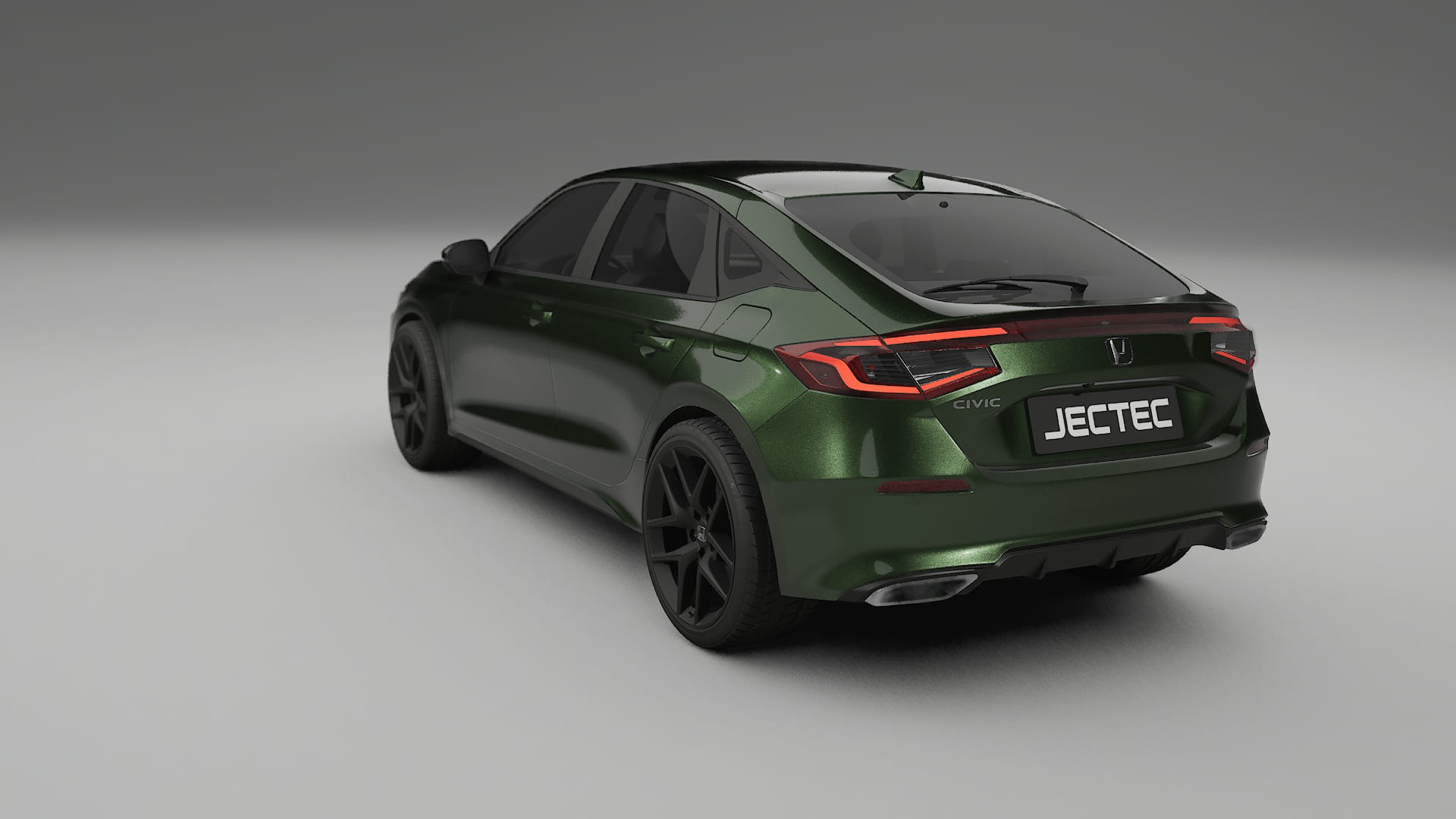 Honda Civic hatchback TPU Paint Protection Film | LAGOON Color Change PPF Full Pre-Cut Kit