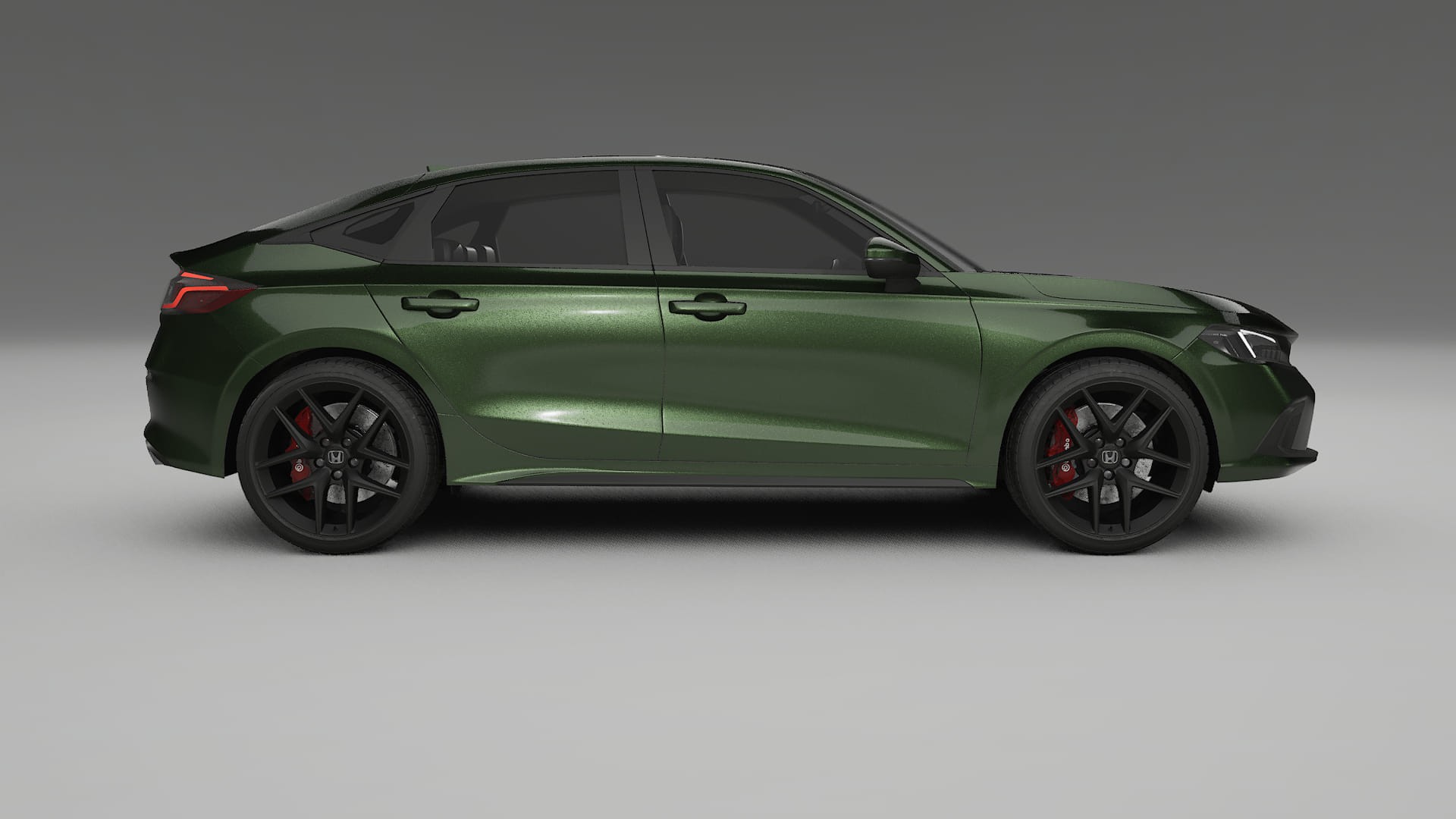 Honda Civic hatchback TPU Paint Protection Film | LAGOON Color Change PPF Full Pre-Cut Kit