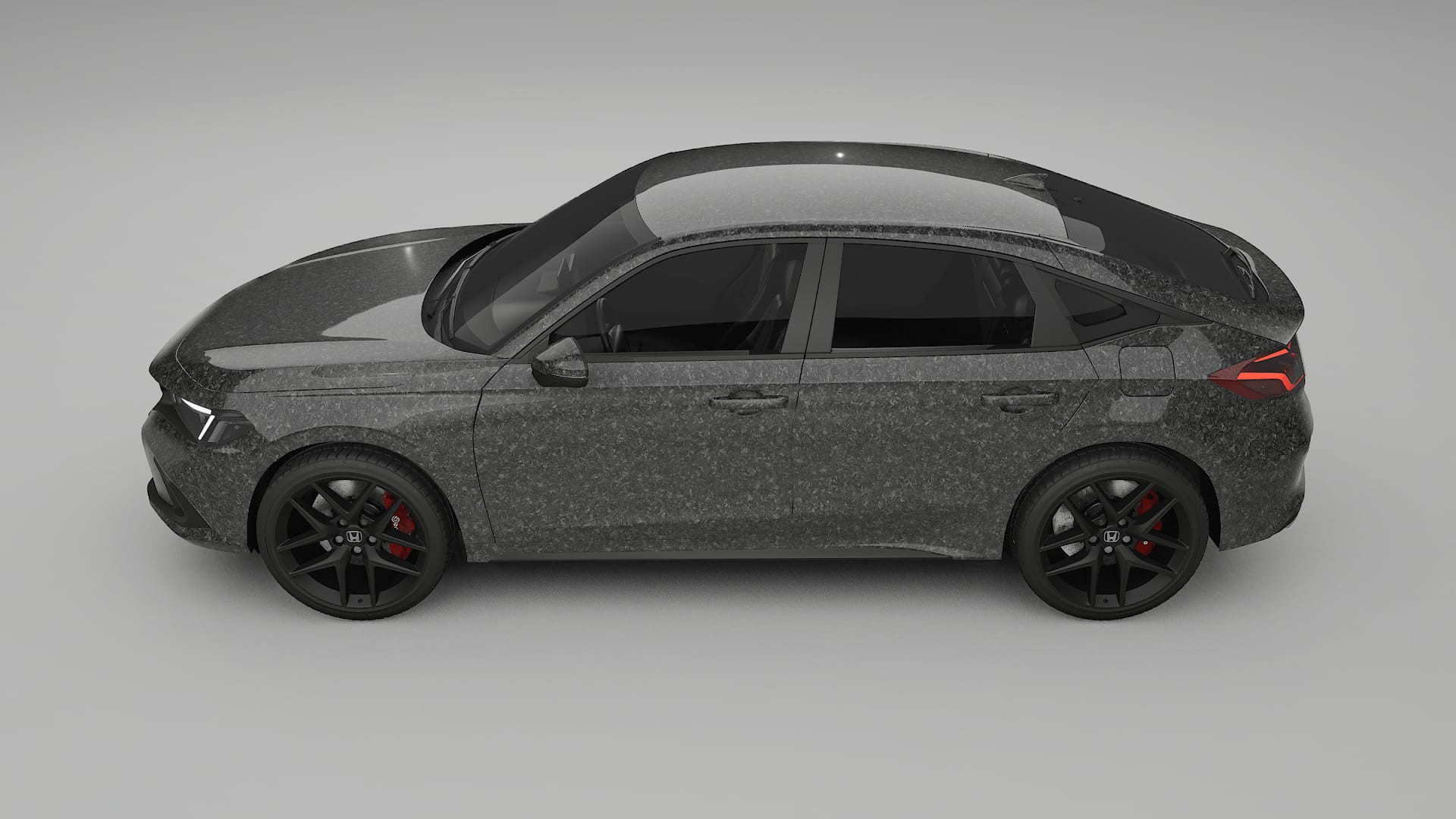 Honda Civic hatchback TPU Paint Protection Film | FORGED S Color Change PPF Full Pre-Cut Kit