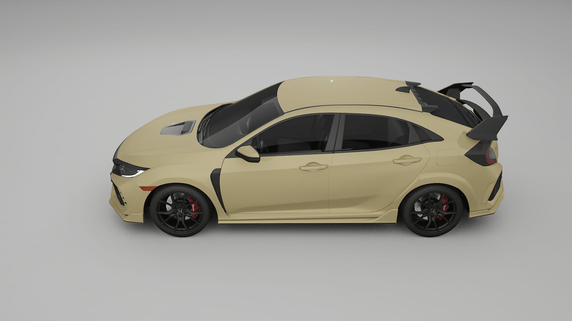 Honda Civic Type R TPU Lackschutzfolie | SAND Farbwechsel PPF – Komplett-Vorgeschnittener Kit
