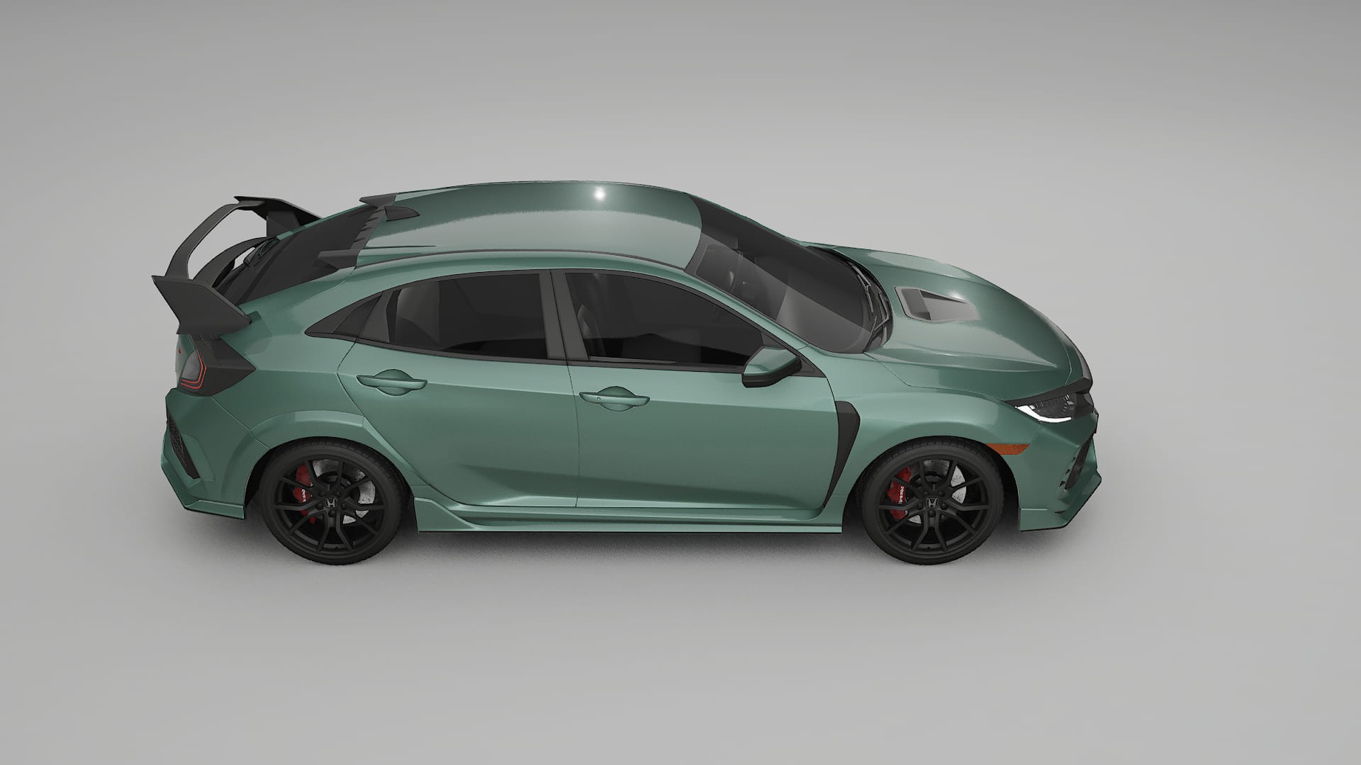 Honda Civic Type R TPU Lackschutzfolie | EVERGREEN Farbwechsel PPF – Komplett-Vorgeschnittener Kit