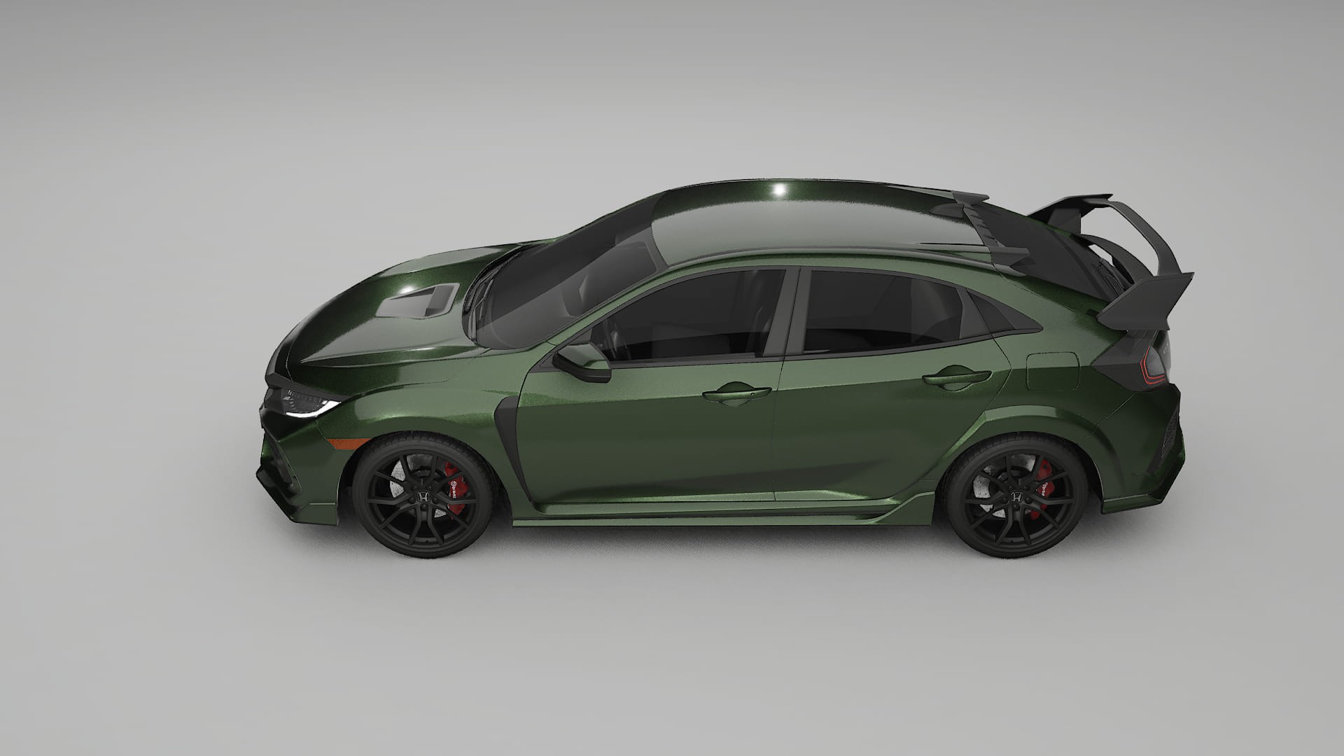 Honda Civic Type R TPU Lackschutzfolie | LAGOON Farbwechsel PPF – Komplett-Vorgeschnittener Kit