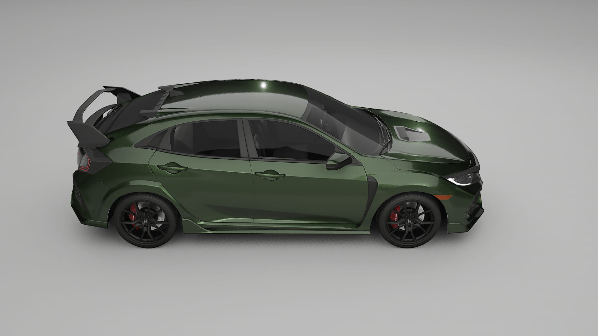 Honda Civic Type R TPU Lackschutzfolie | LAGOON Farbwechsel PPF – Komplett-Vorgeschnittener Kit
