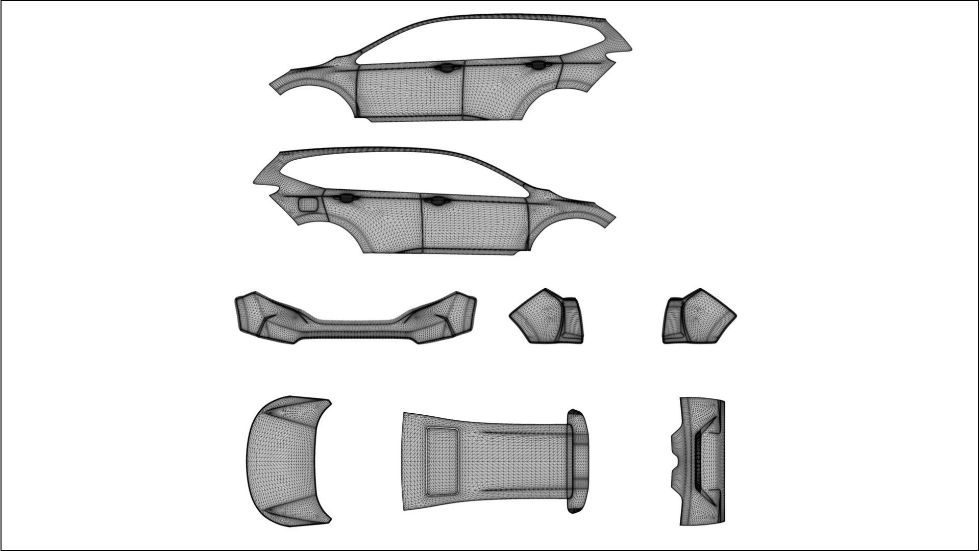 Honda CR V Touring prefacelift pre LCI TPU Lackschutzfolie | NEBULA Farbwechsel PPF – Komplett-Vorgeschnittener Kit