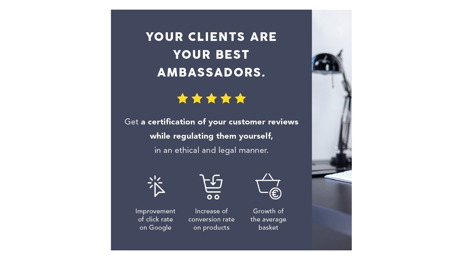 Funkce pro sběr a zviditelnění zákaznických recenzí