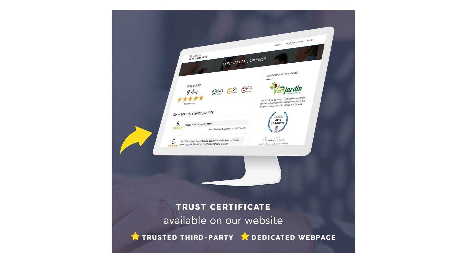 Funkce pro sběr a zviditelnění zákaznických recenzí