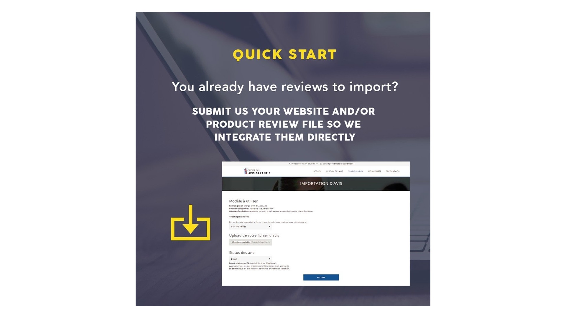 Funkce pro sběr a zviditelnění zákaznických recenzí