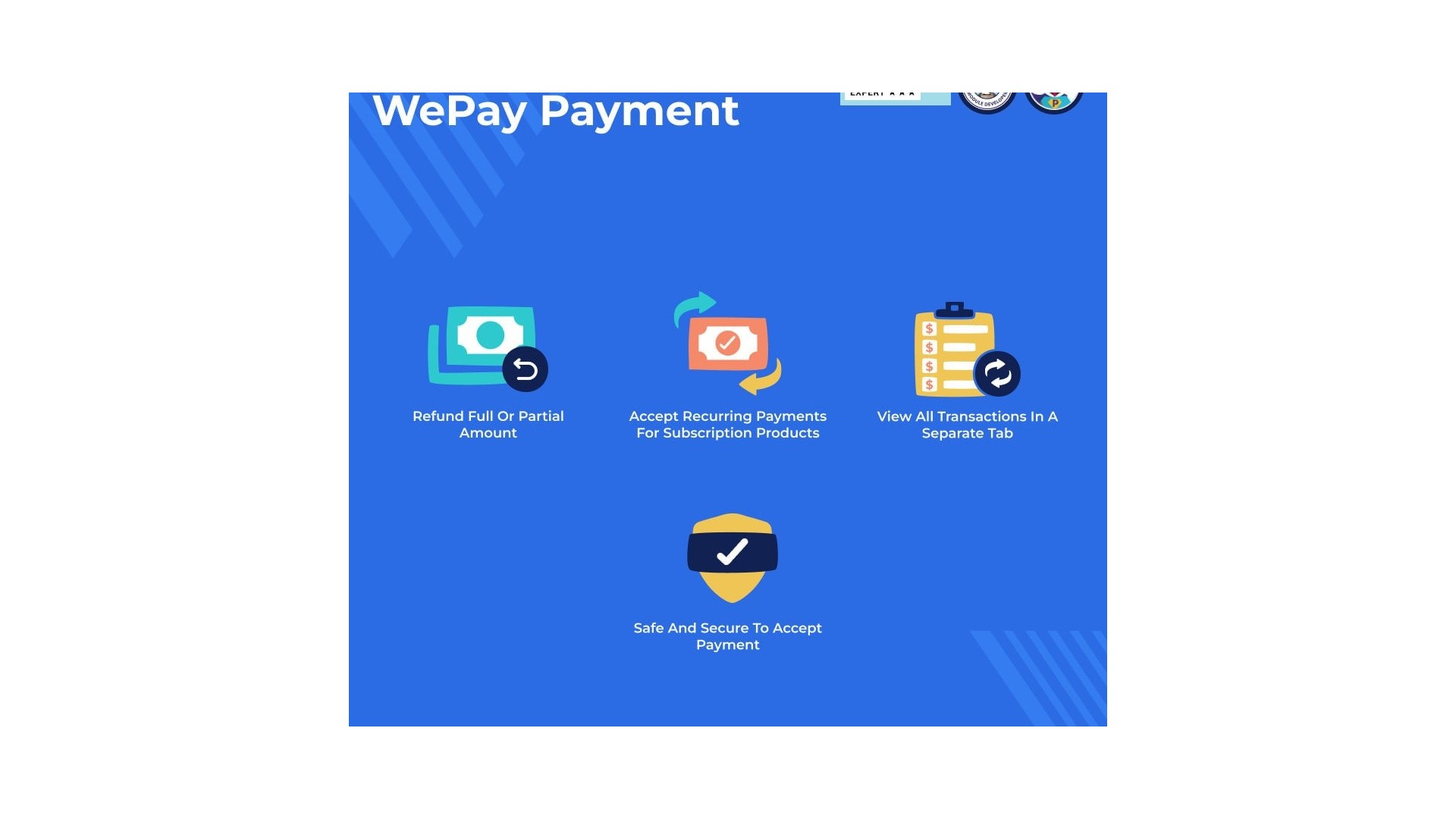 Bezpečná platba a správa předplatného se WePay