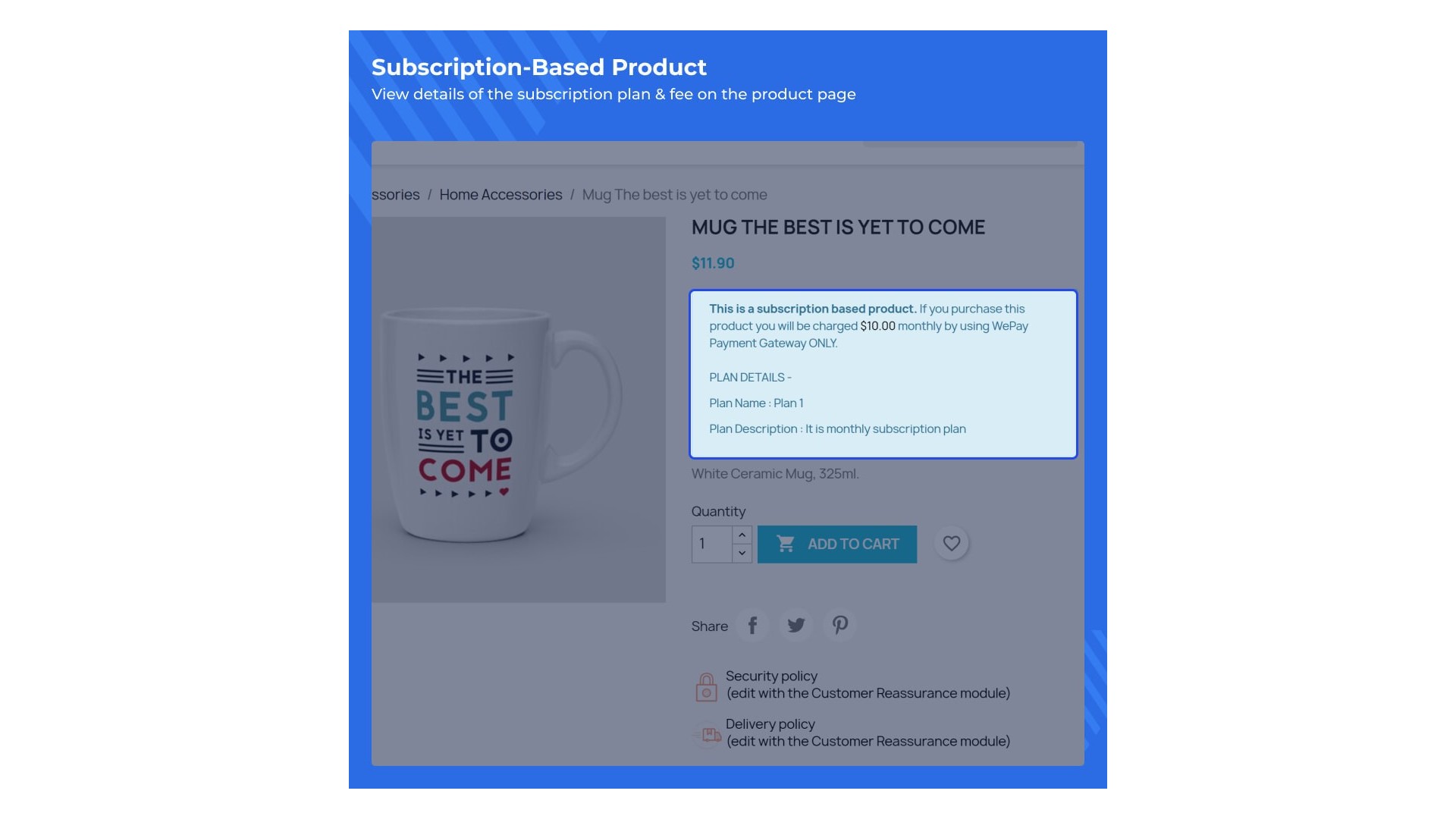 Bezpečná platba a správa předplatného se WePay