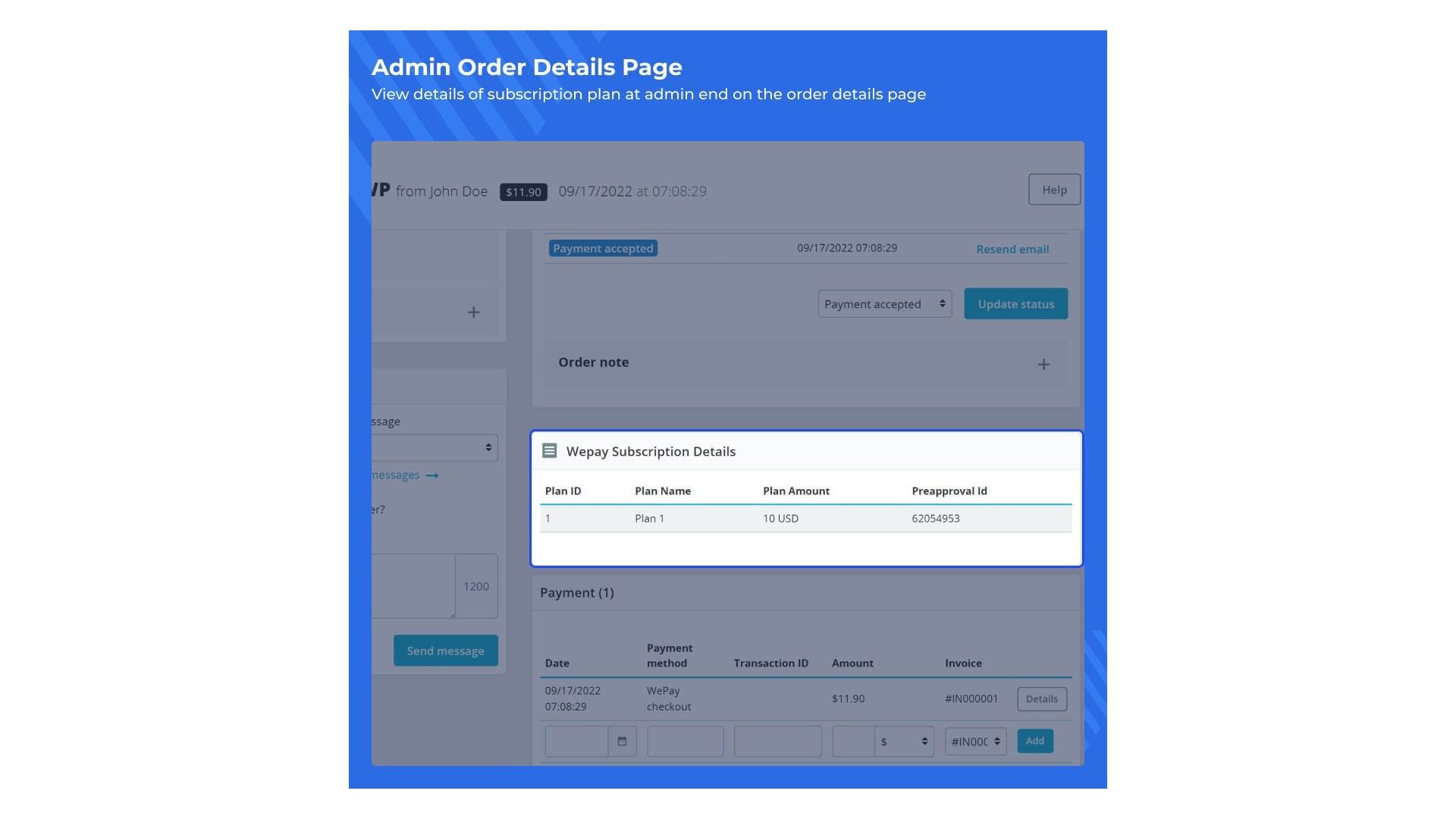 Bezpečná platba a správa předplatného se WePay