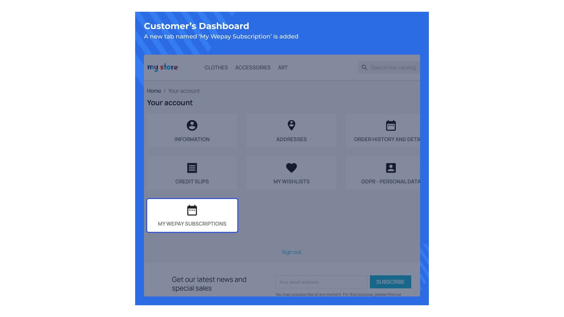 Bezpečná platba a správa předplatného se WePay