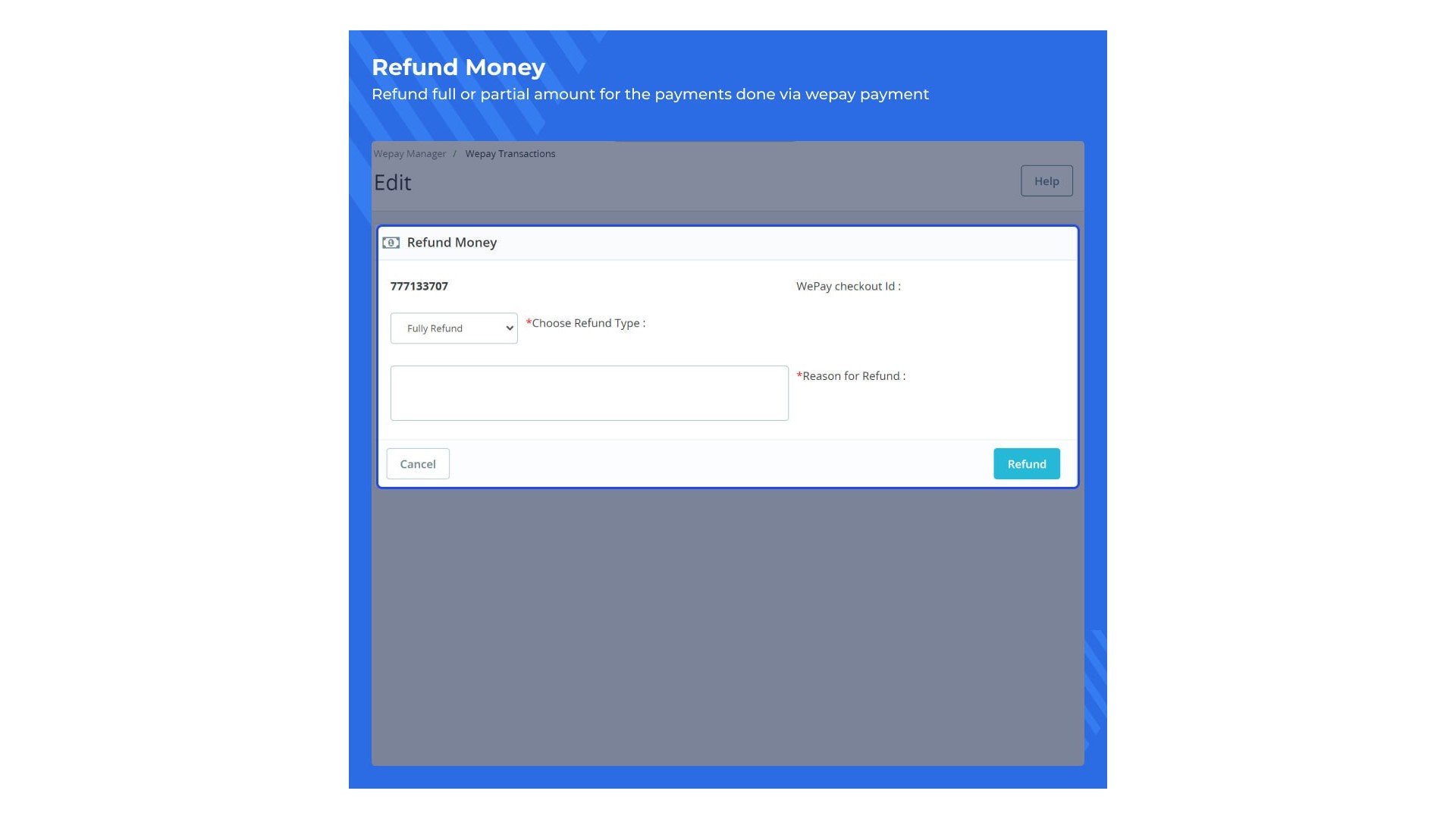 Bezpečná platba a správa předplatného se WePay