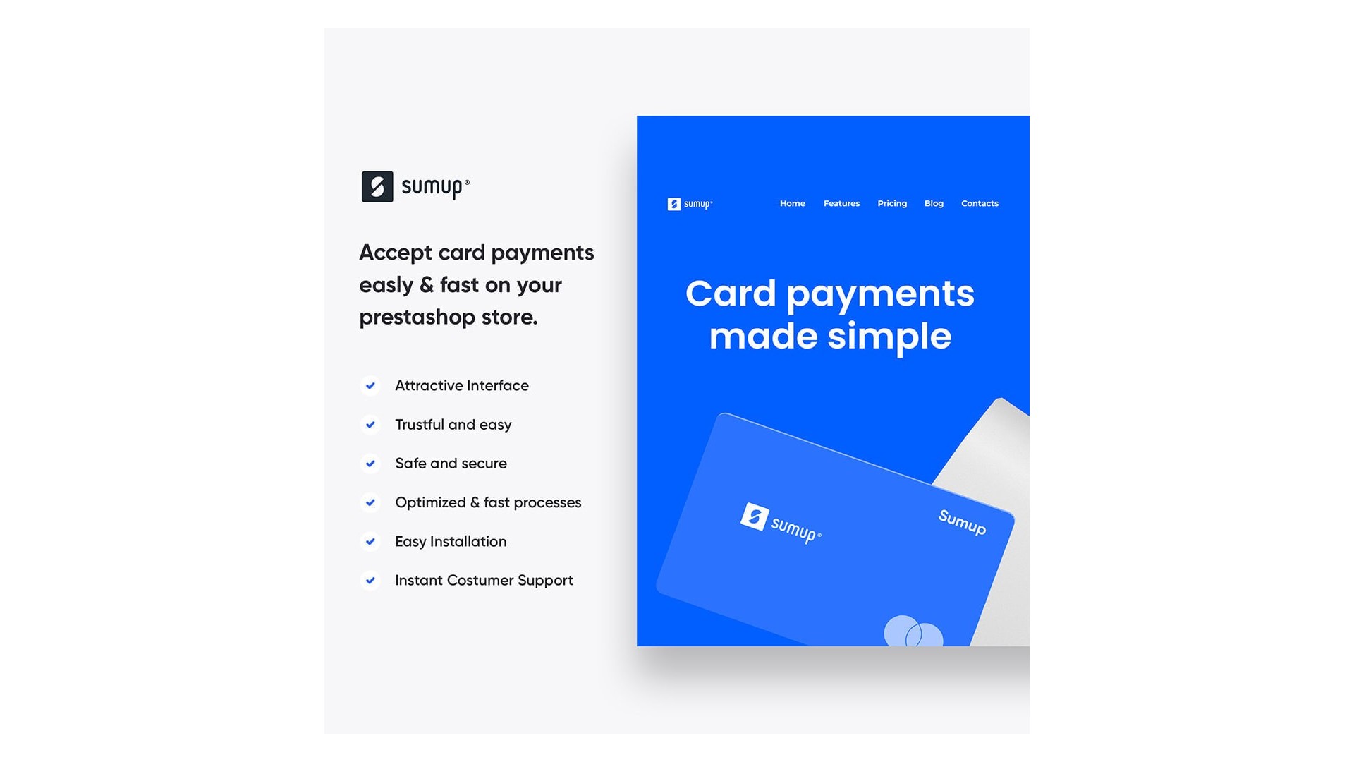 Jednoduché a bezpečné platby s funkcí SumUp