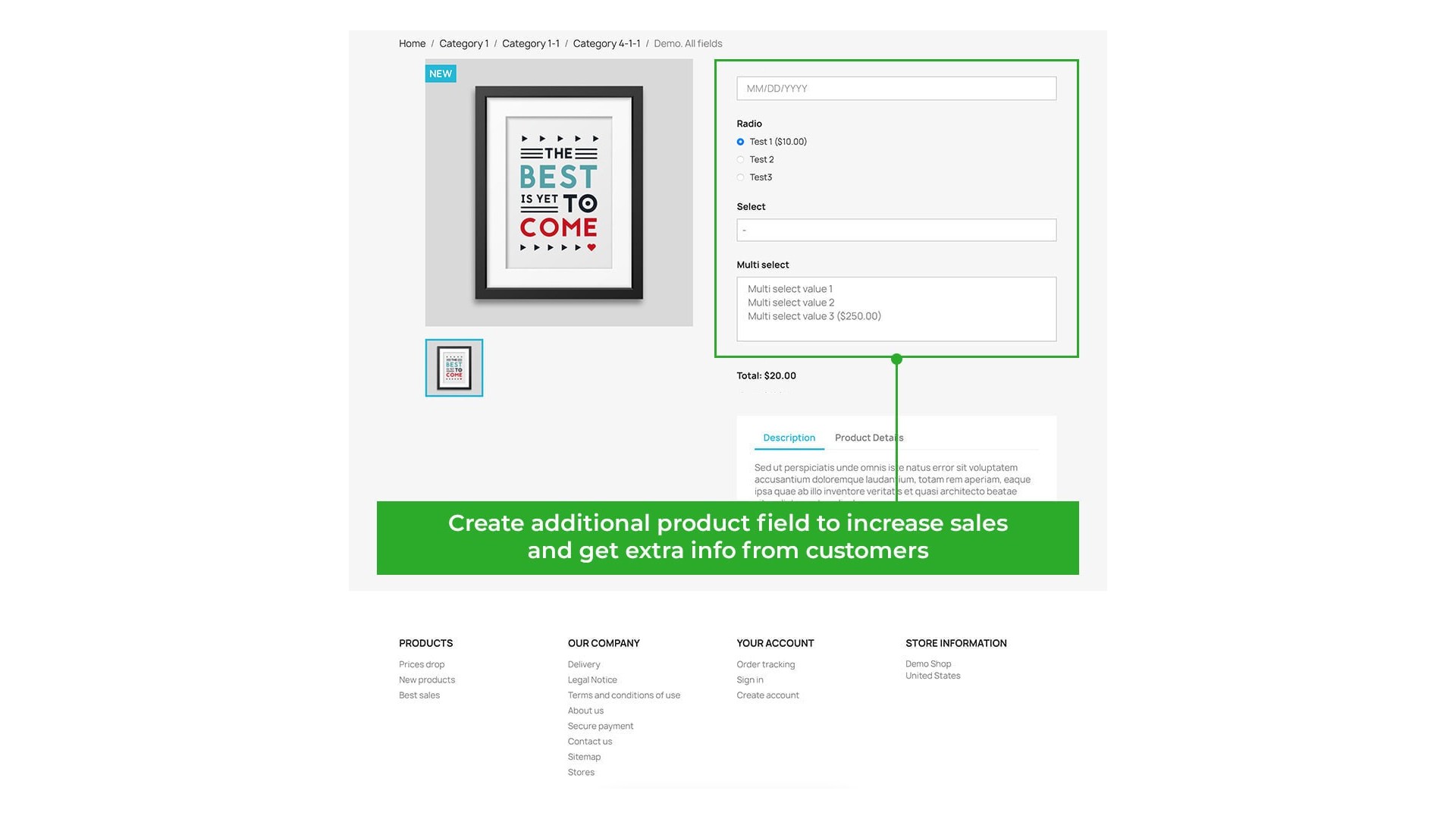 Vylepšené atributy produktů pro personalizaci a cenové úpravy