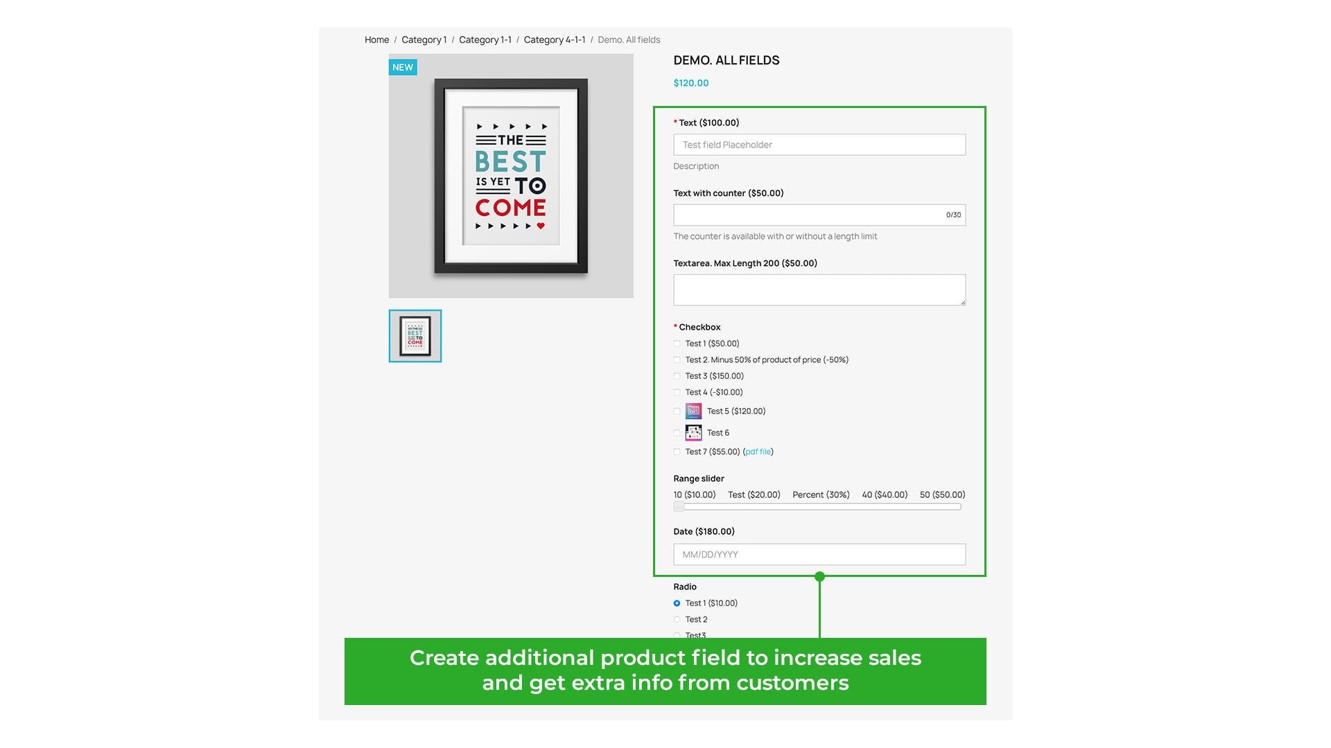 Vylepšené atributy produktů pro personalizaci a cenové úpravy