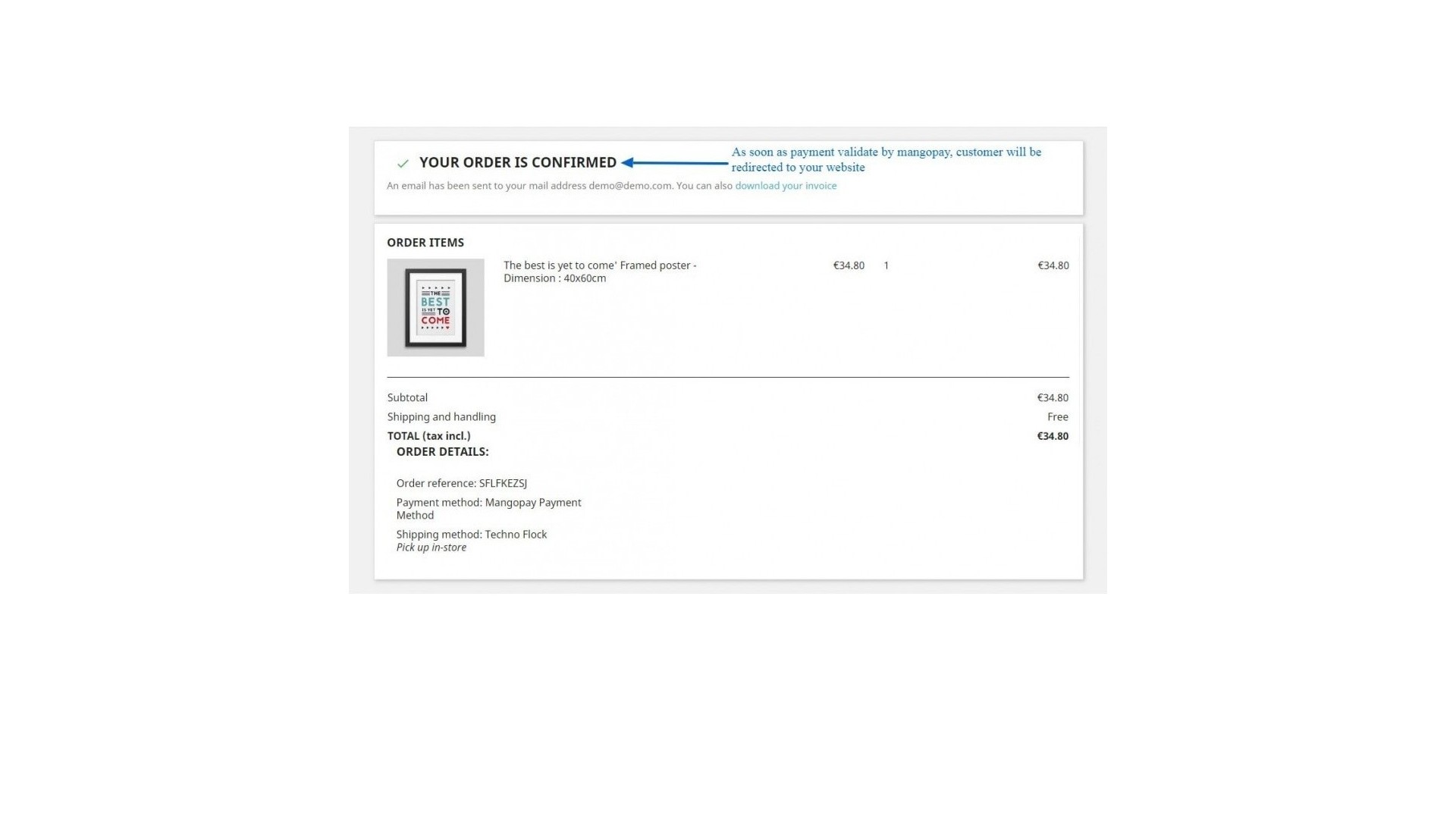 Funkce pro rychlé a bezpečné platby přes MangoPay