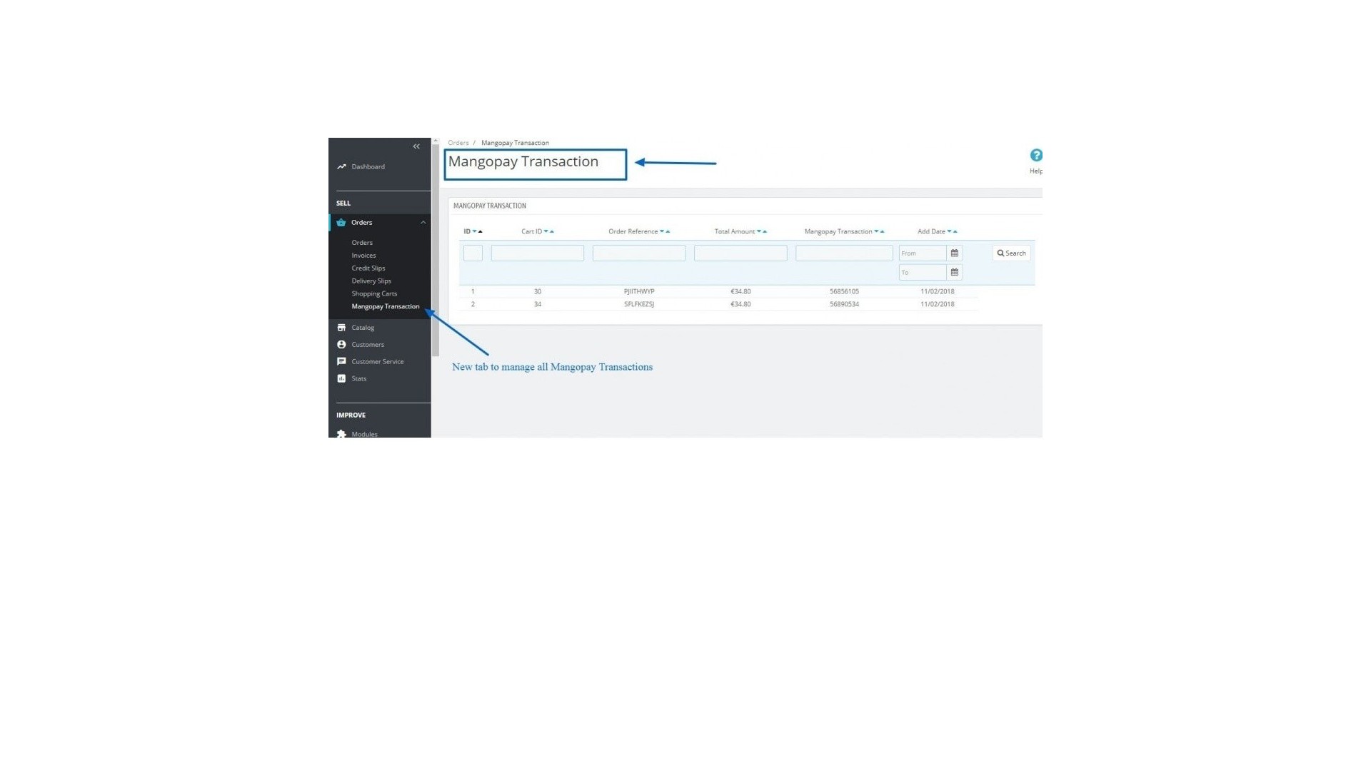 Funkce pro rychlé a bezpečné platby přes MangoPay