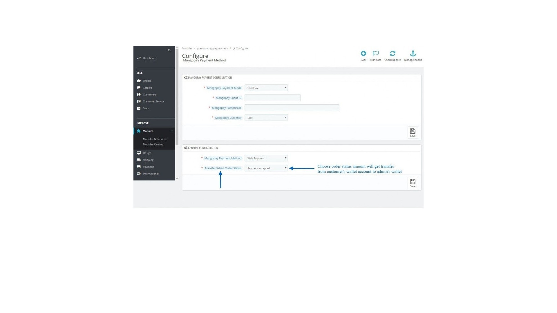 Funkce pro rychlé a bezpečné platby přes MangoPay