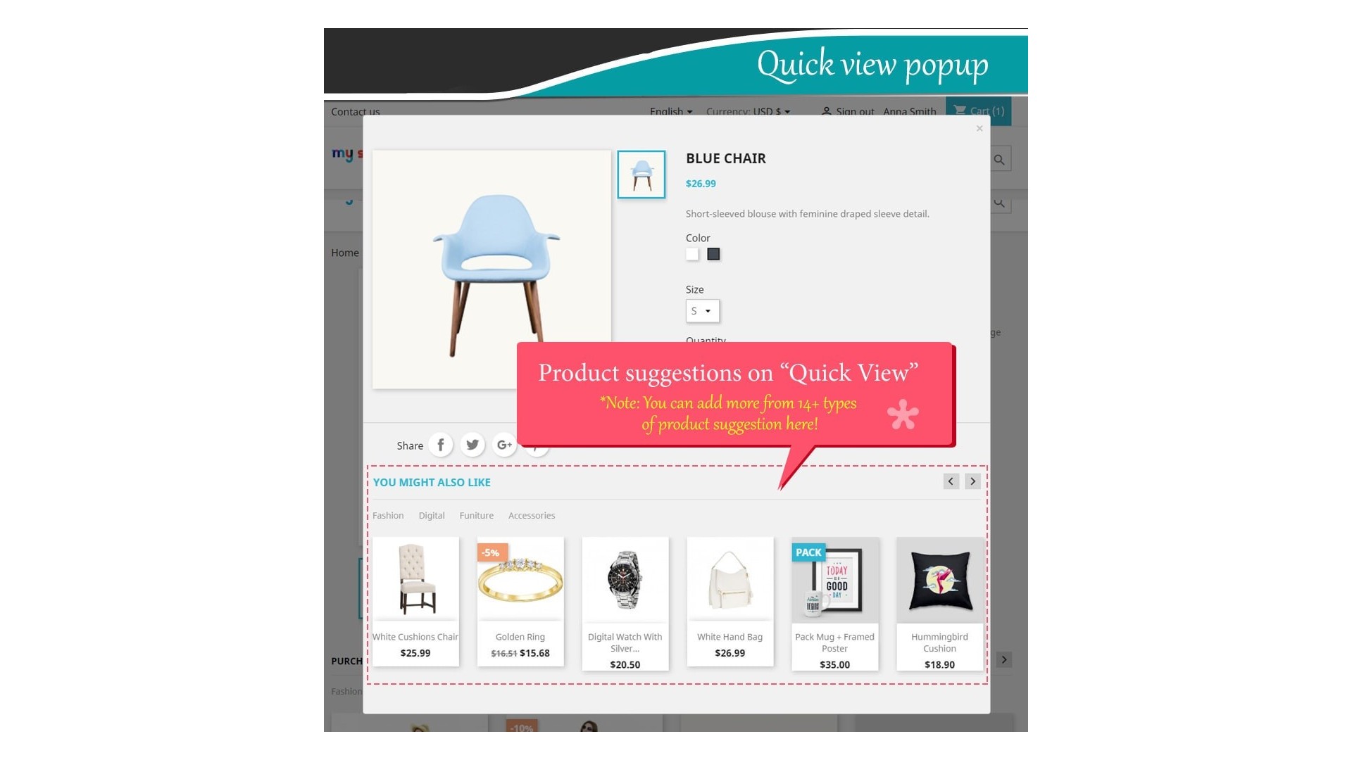 Funkce pro efektivní křížový prodej a upsell produktů