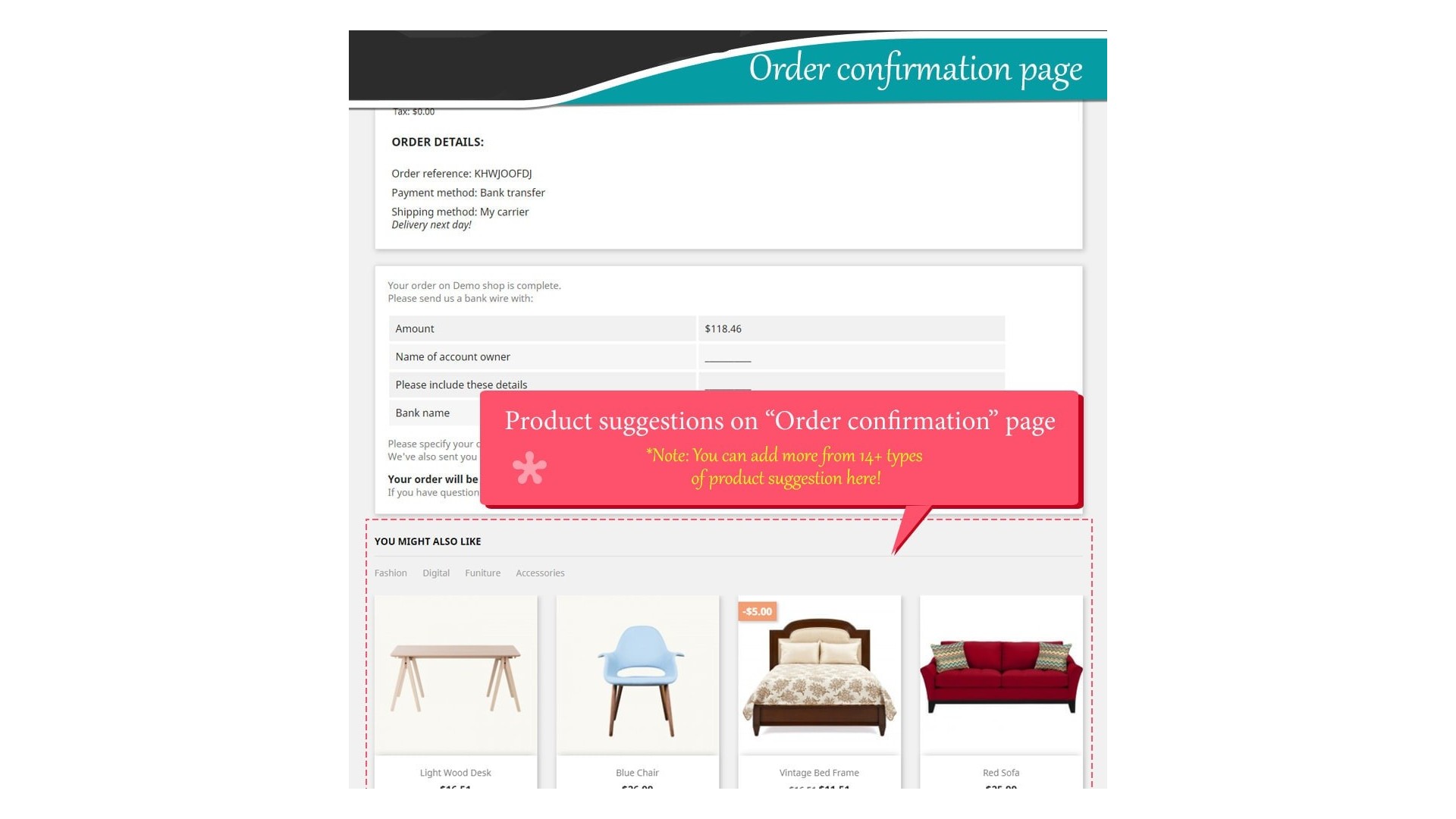 Funkce pro efektivní křížový prodej a upsell produktů