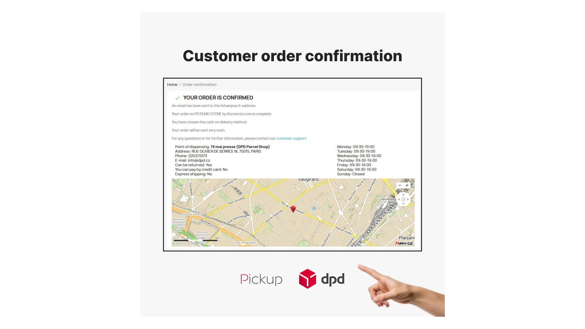 Funkce DPD Pickup pro pohodlné vyzvednutí balíků v Evropě