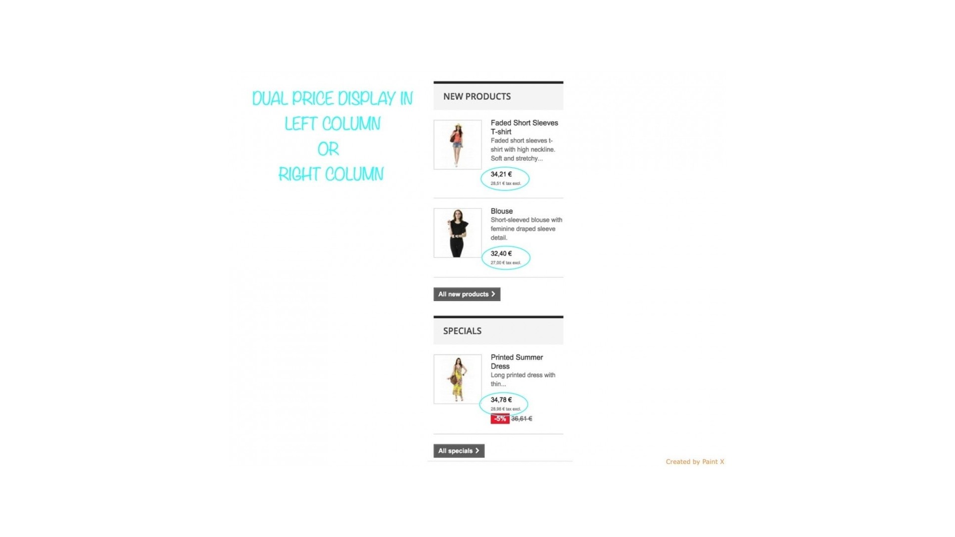 Funkce zobrazení cen s daní a bez daně v B2B systému