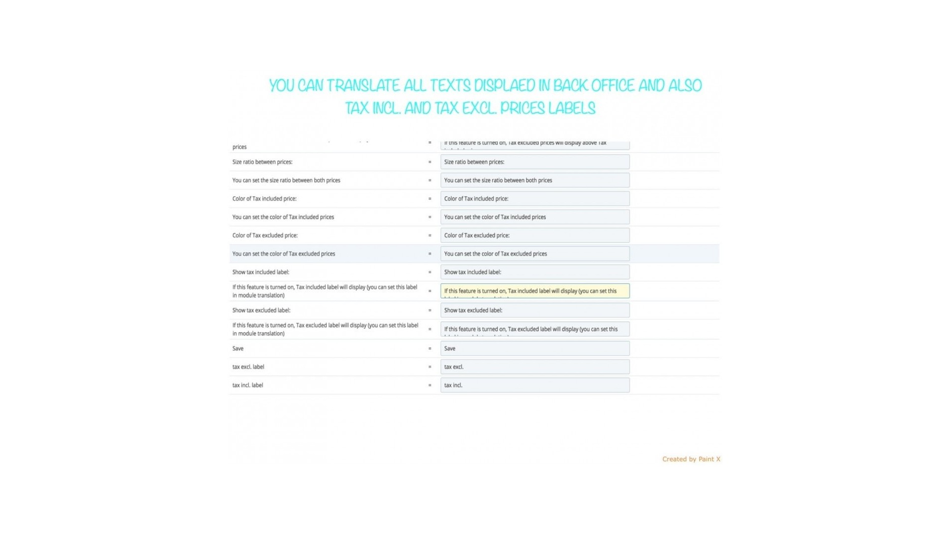 Funkce zobrazení cen s daní a bez daně v B2B systému