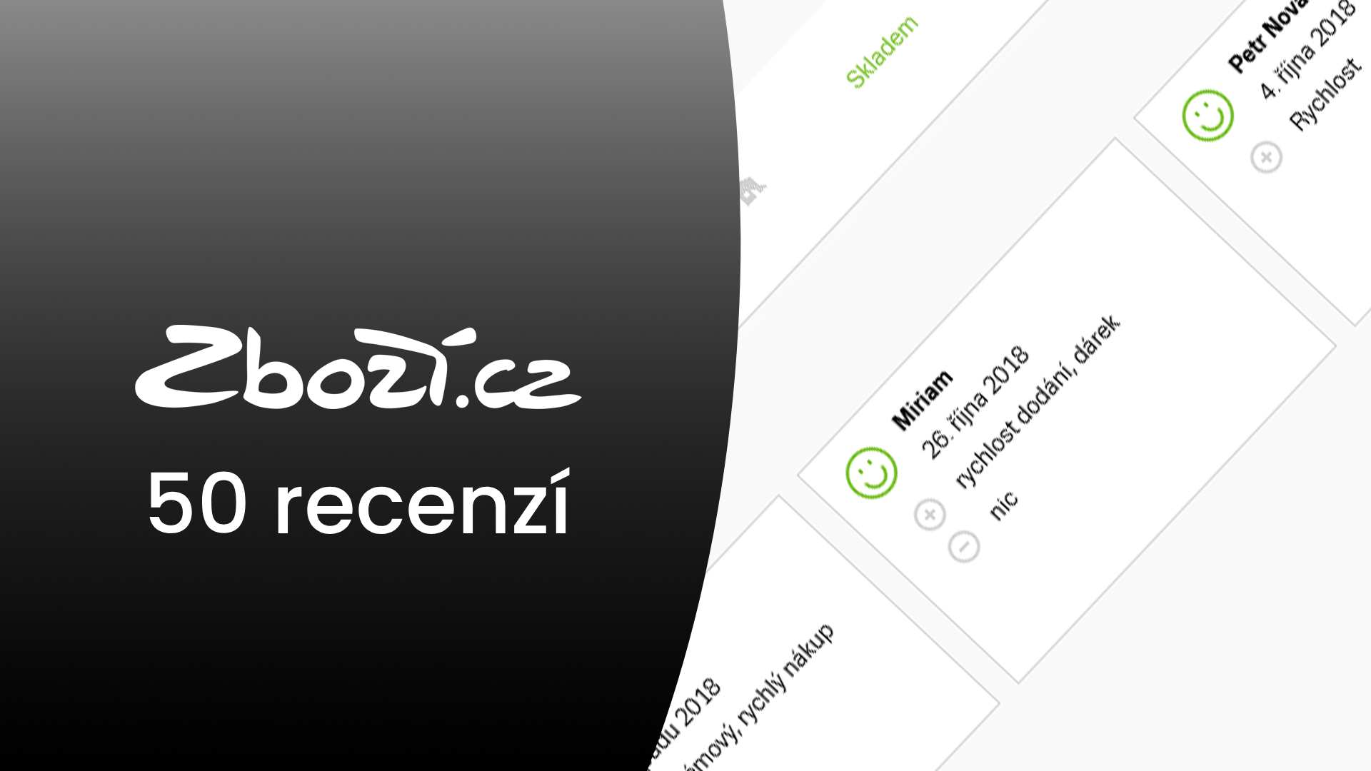 50 Recenzí vašeho e-shopu na zboží.cz