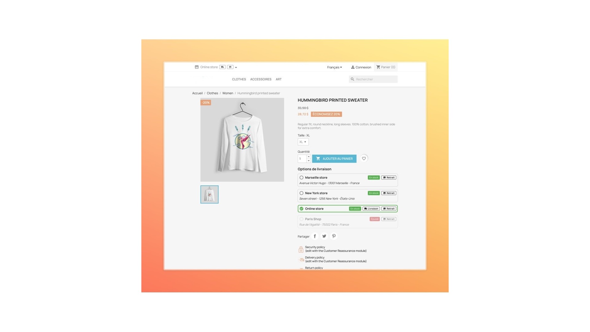 Inteligentní výběr obchodu a odběr na prodejně