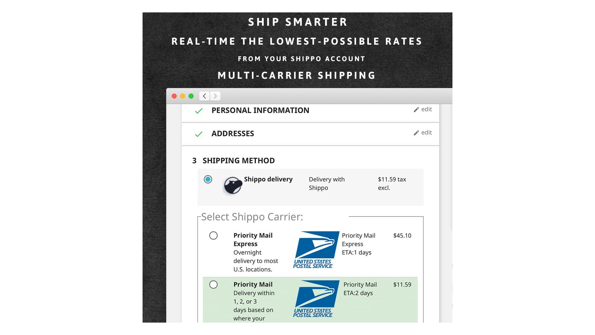 Živě aktualizované sazby dopravy pro váš e-shop