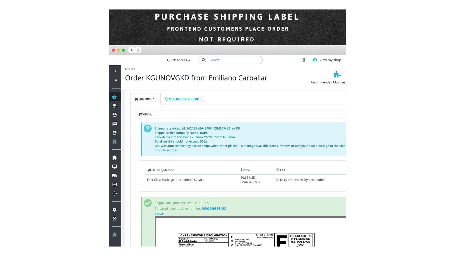 Živě aktualizované sazby dopravy pro váš e-shop