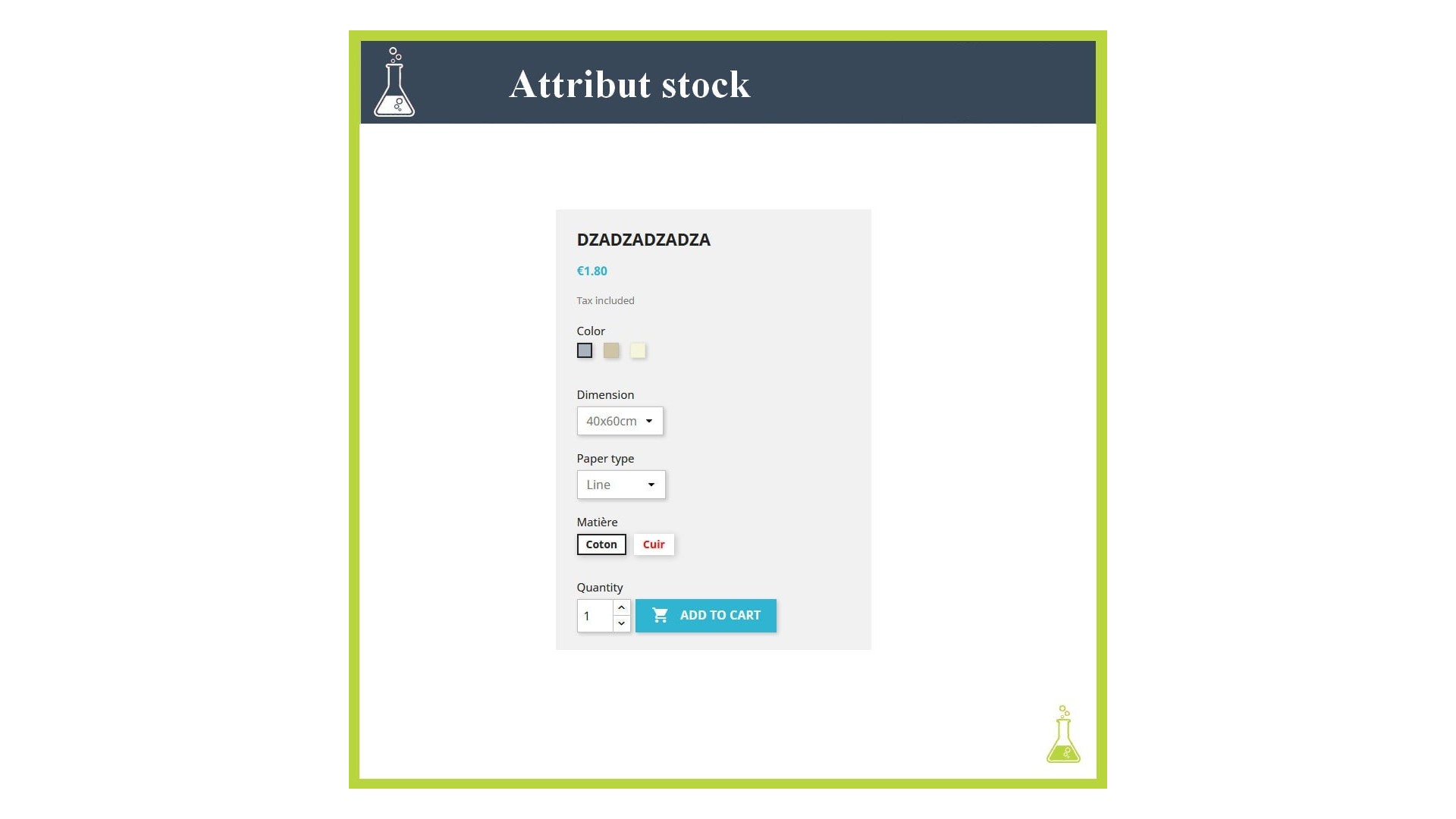 Zobrazte pouze dostupné kombinace produktů