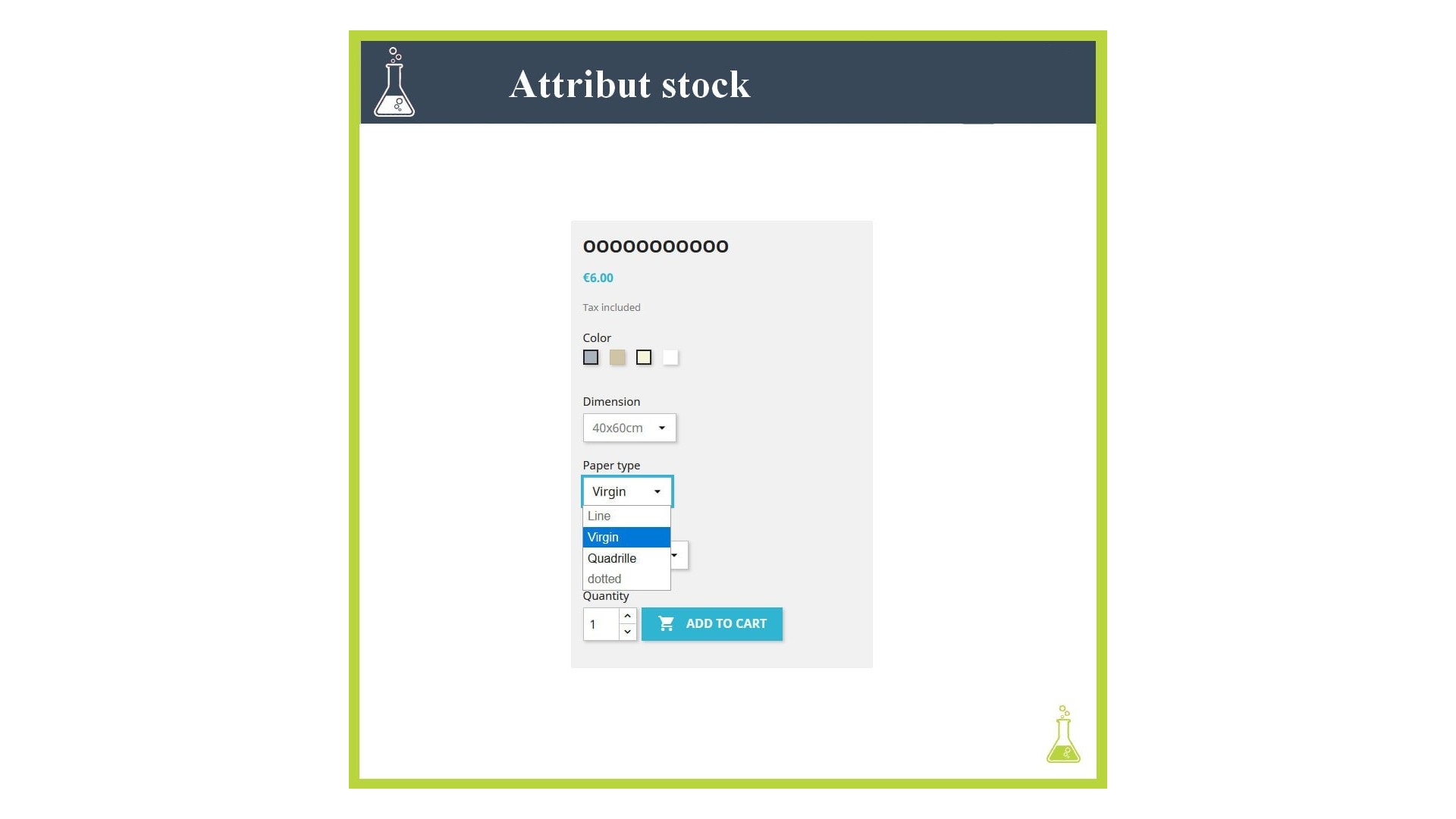 Zobrazte pouze dostupné kombinace produktů