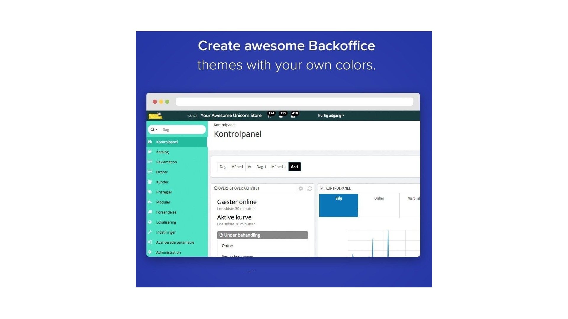 Funkce pro přizpůsobení vzhledu administrace a přihlášení. Branding v backendu. 2