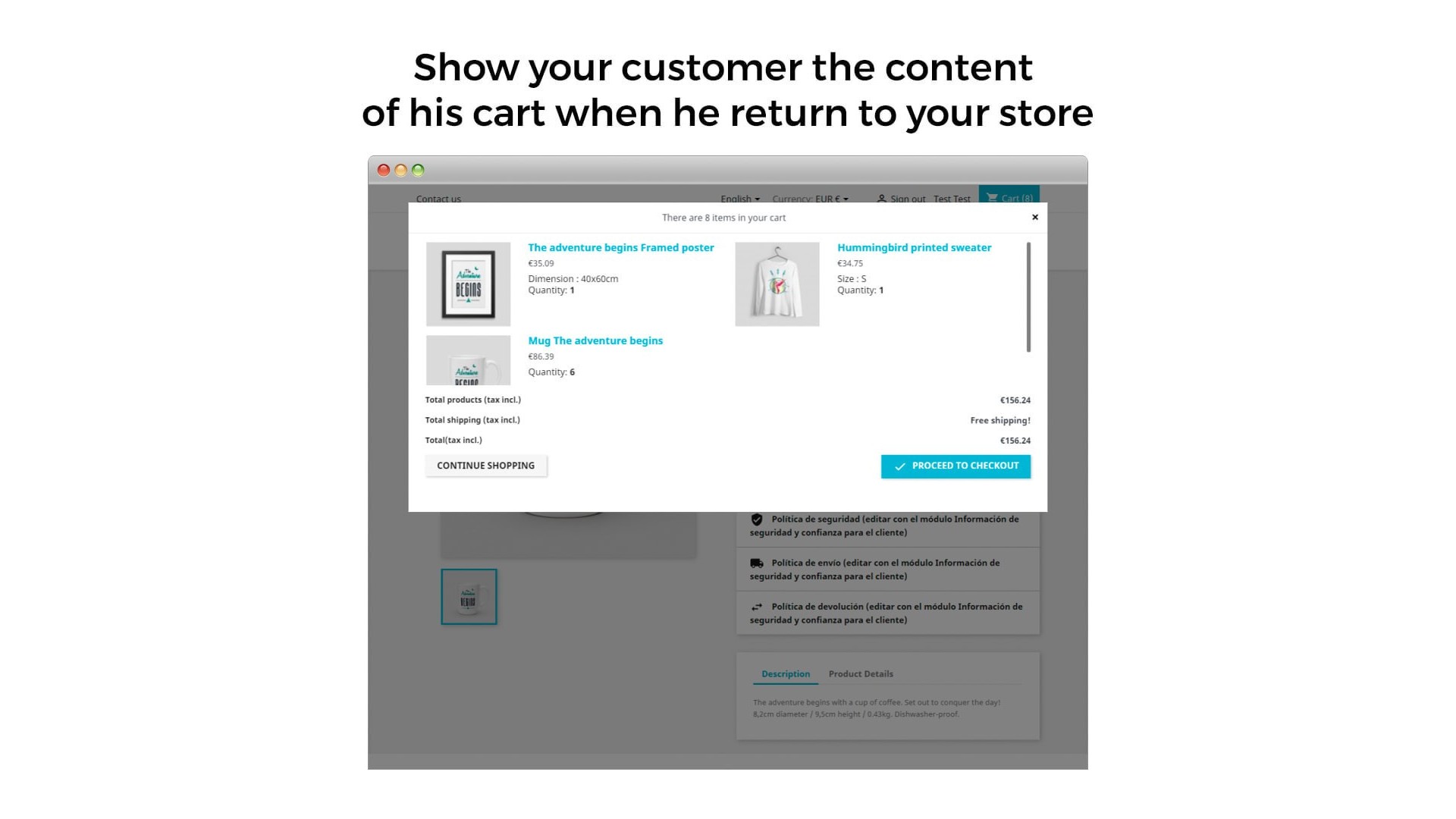 Připomenutí opuštěného košíku s obsahem košíku