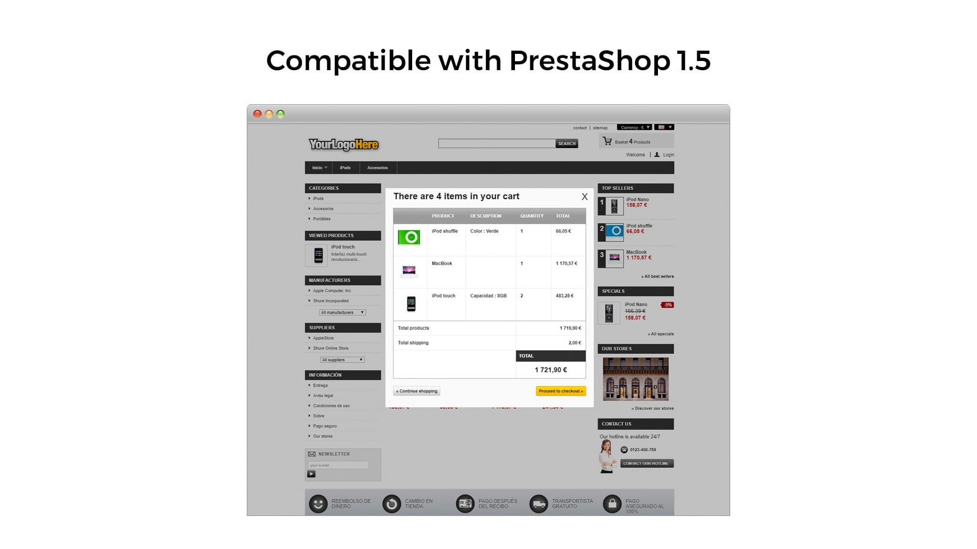 Připomenutí opuštěného košíku s obsahem košíku