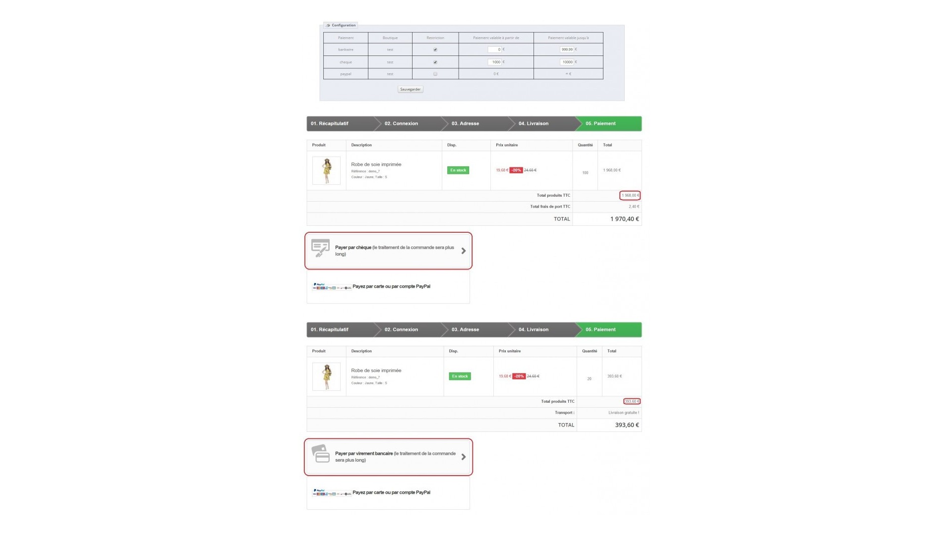 Omezení plateb podle výše nákupu 2