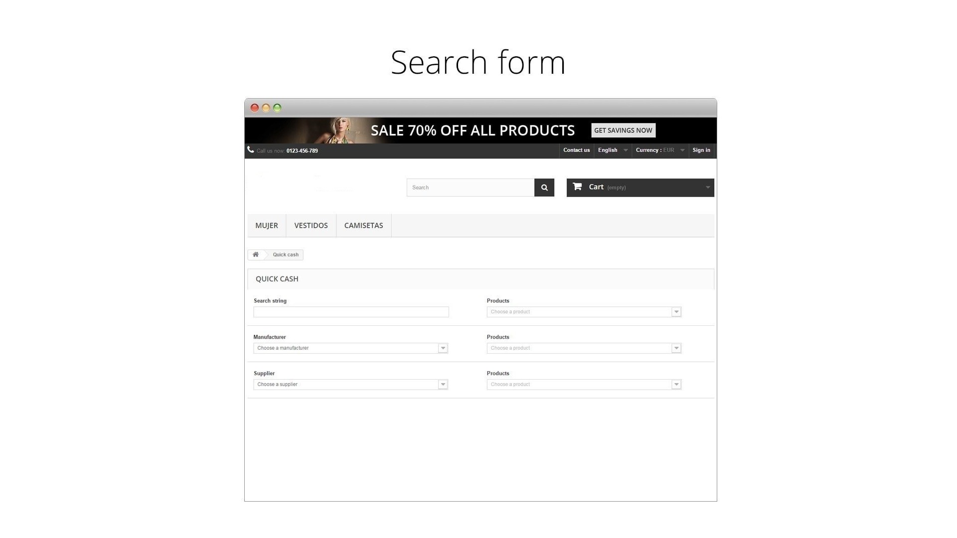 Rychlá funkce pro snadné objednávání B2B