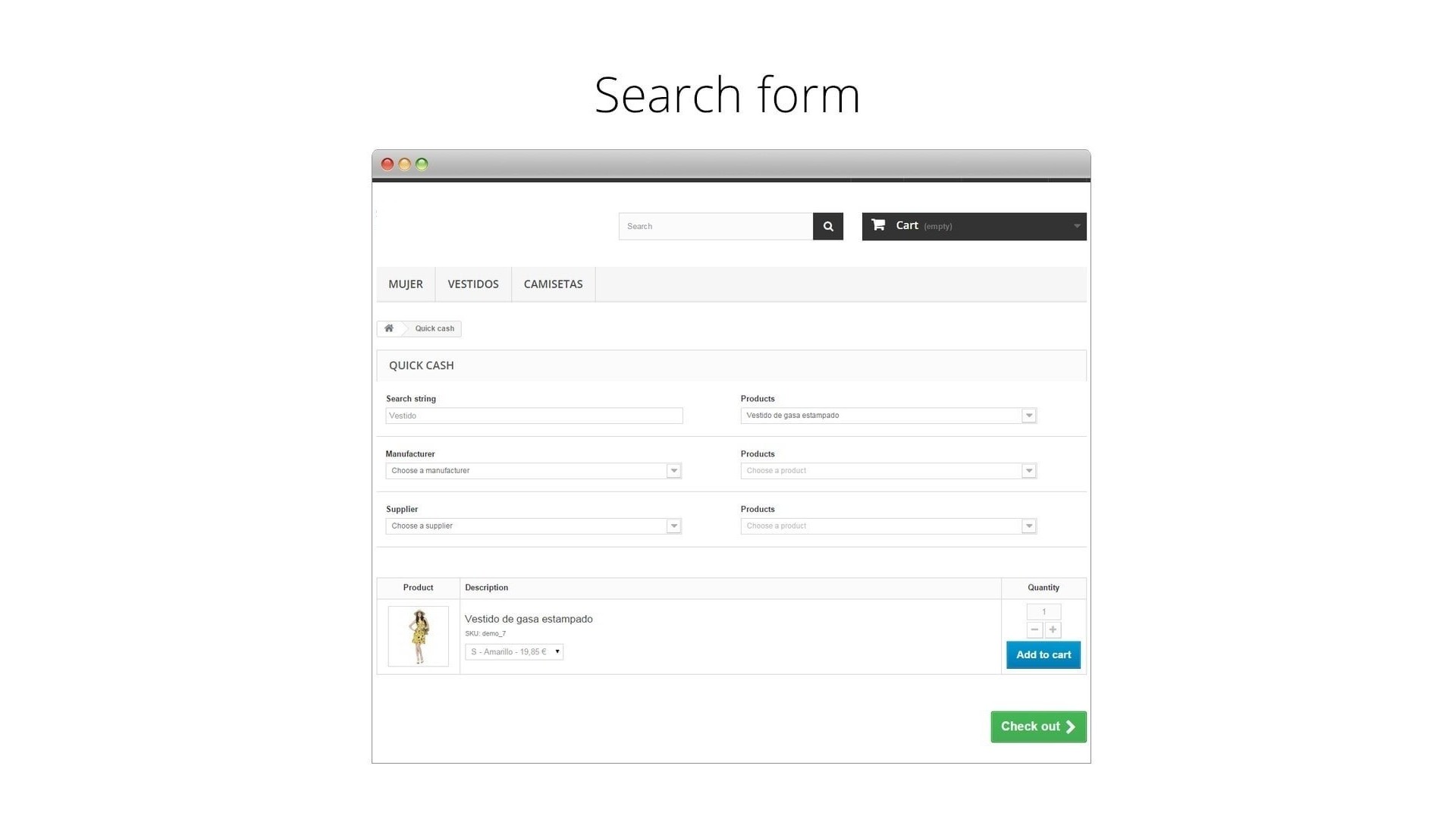 Rychlá funkce pro snadné objednávání B2B