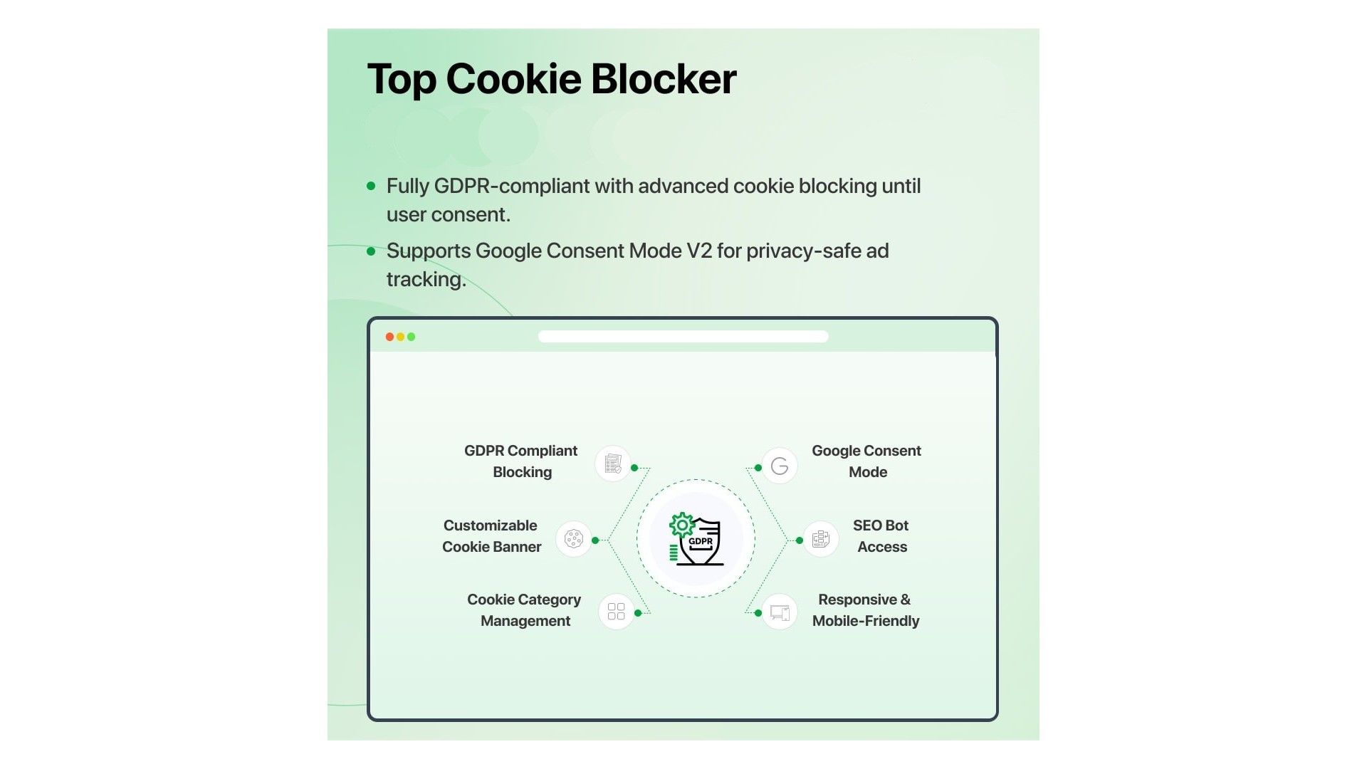 Chytrý blokátor cookies pro GDPR a souhlas s Googlem