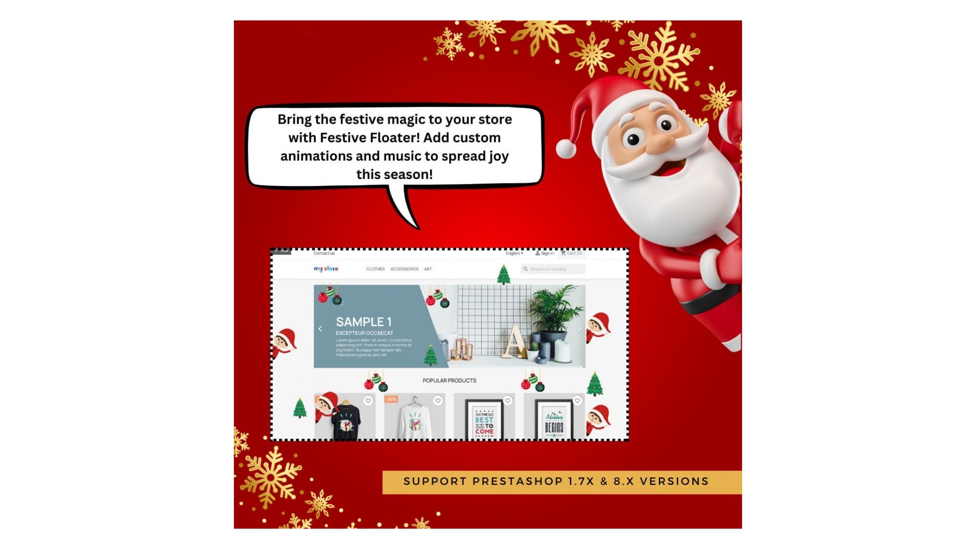 Vánoční a Novoroční kouzlo s animacemi a hudbou 2