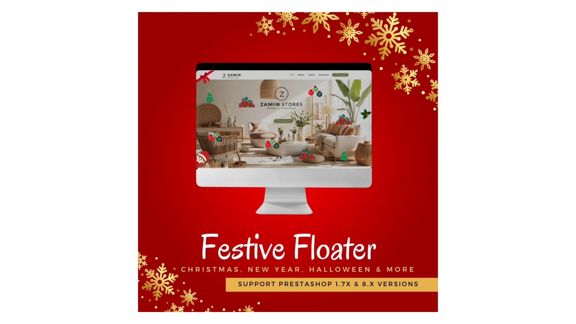 Vánoční a Novoroční kouzlo s animacemi a hudbou