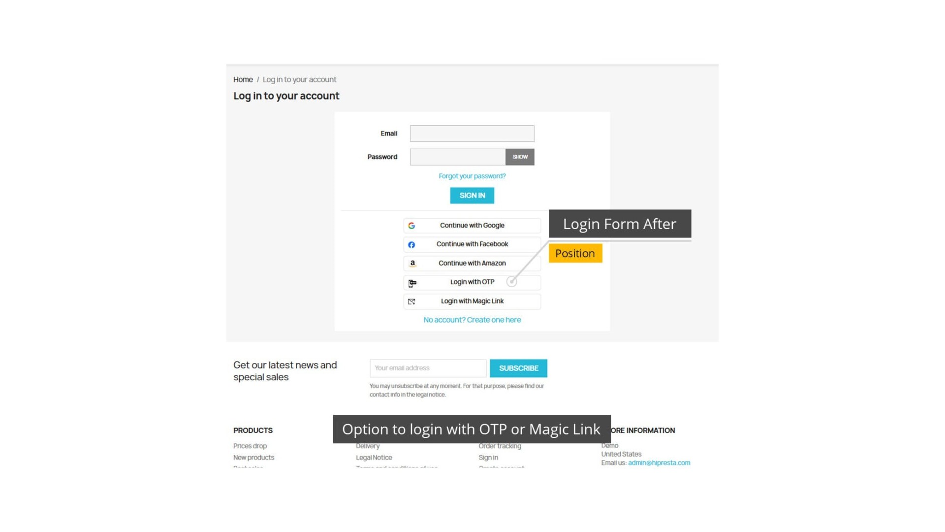 Jednoduché přihlášení s OTP a Magickým Odkazem
