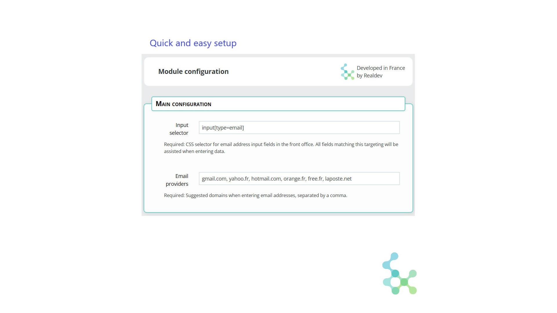 Inteligentní doplňování e-mailových adres pro snadné zadání