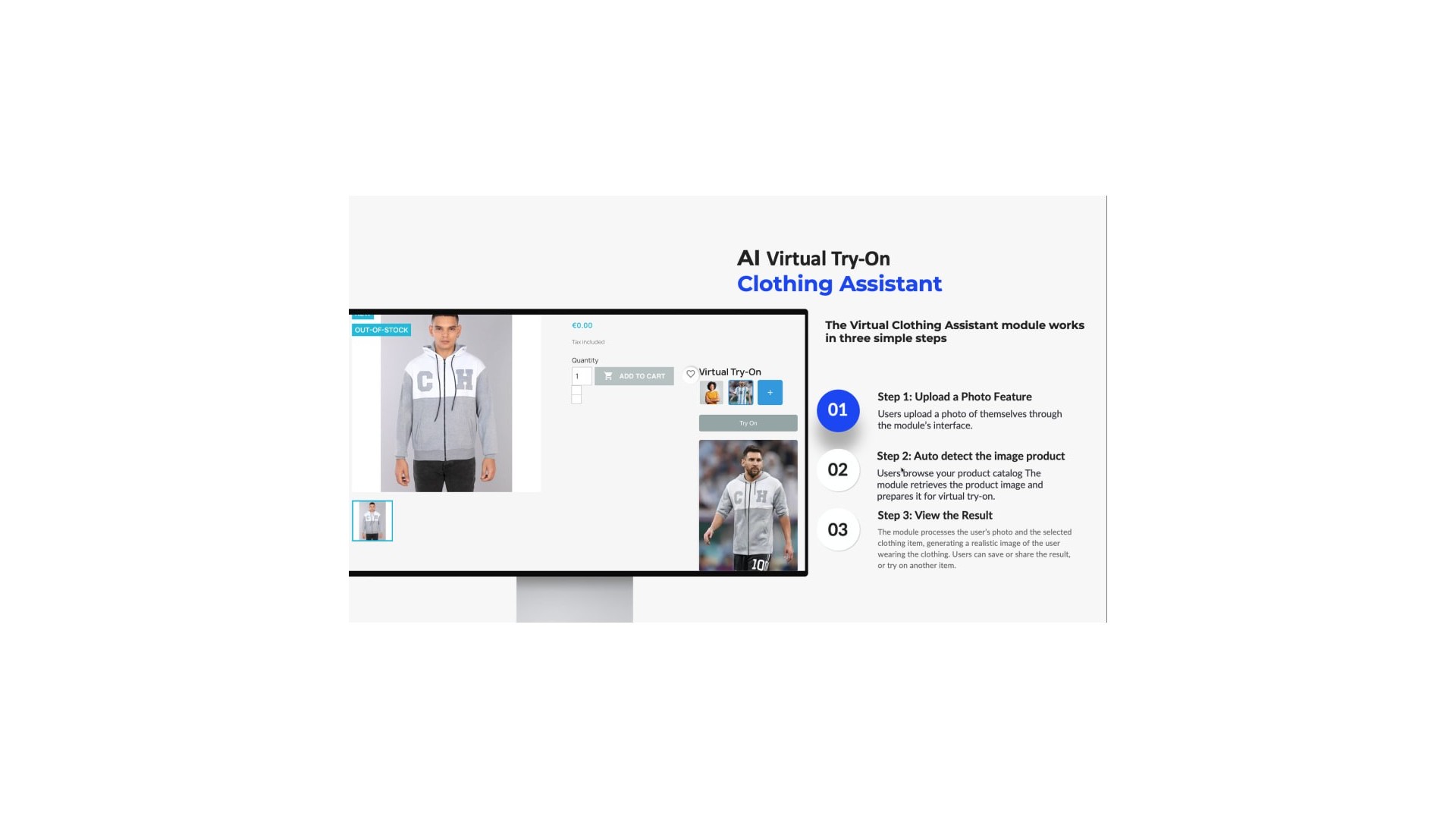 Virtuální asistent pro zkoušení oblečení