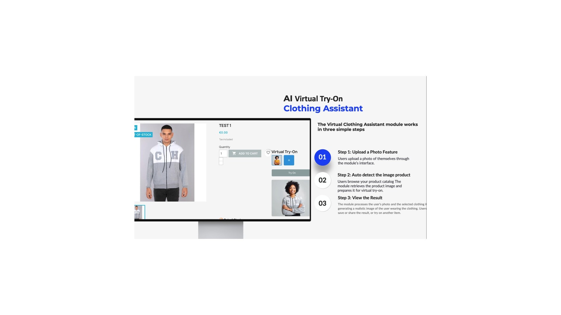 Virtuální asistent pro zkoušení oblečení