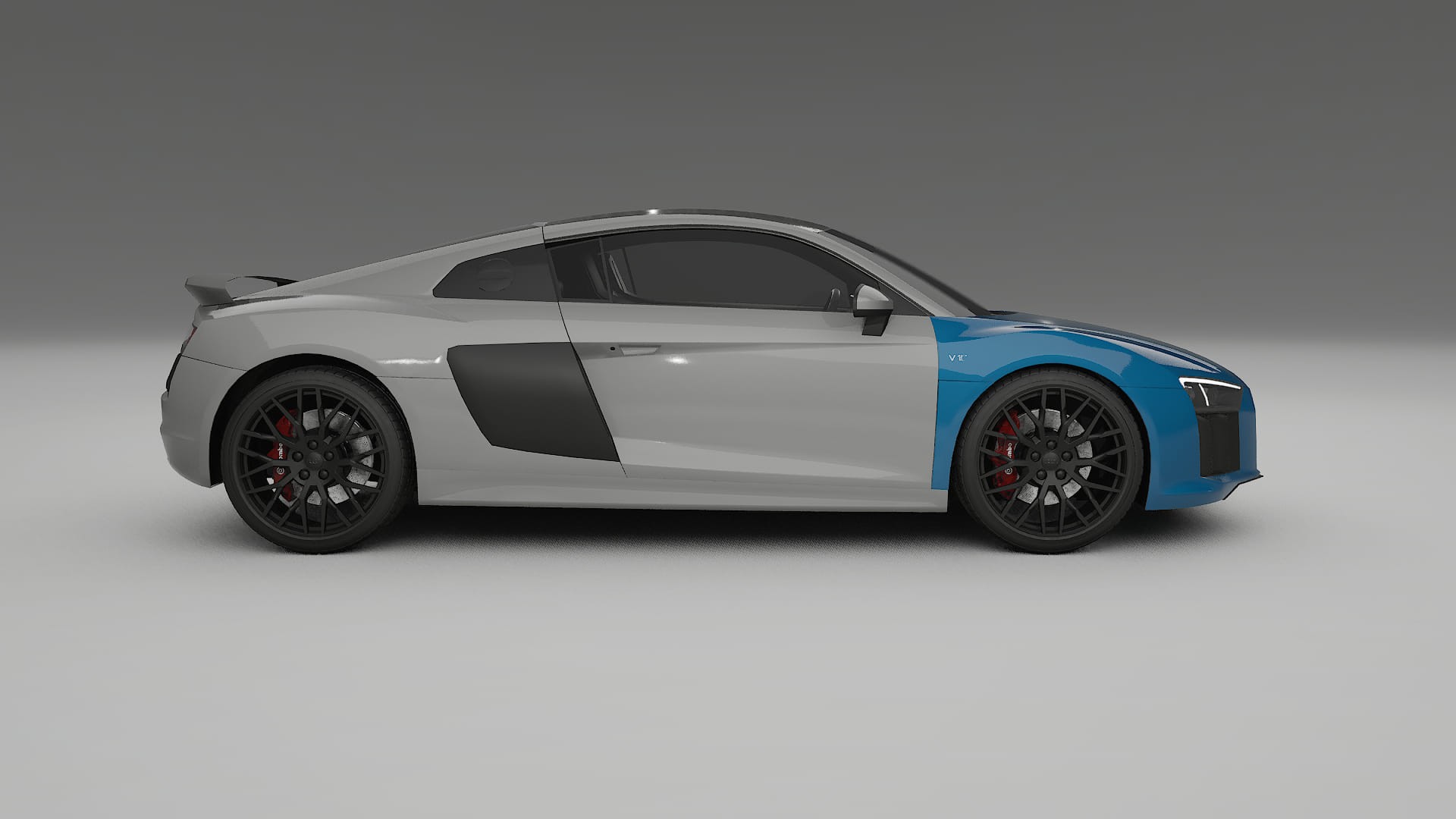 Audi R8 typ-4S prefacelift pre-LCI Paint Protection Film | CrystalGuard TPU PPF Front Kit 2