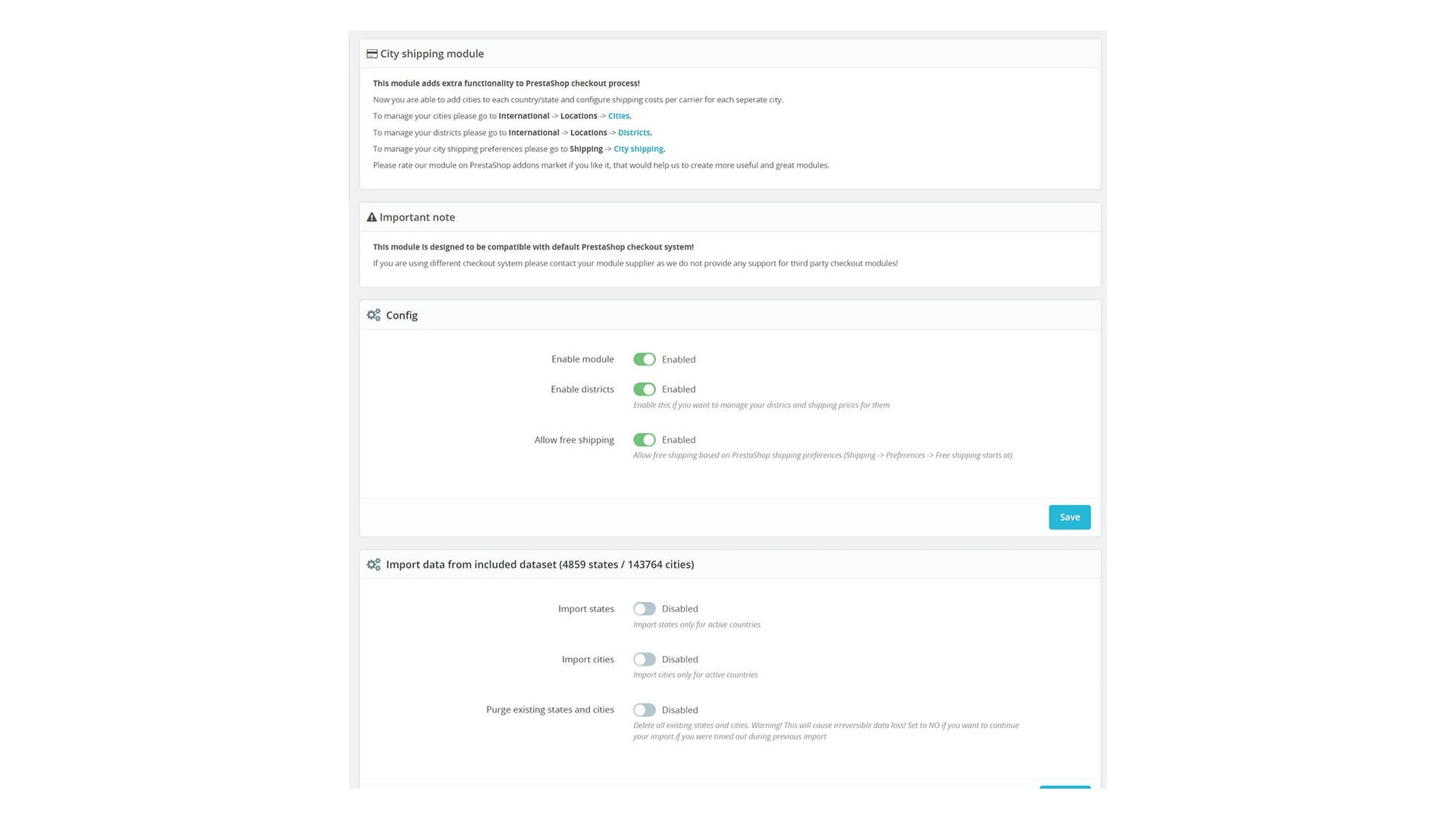 Funkce pro výběr města a náklady na dopravu