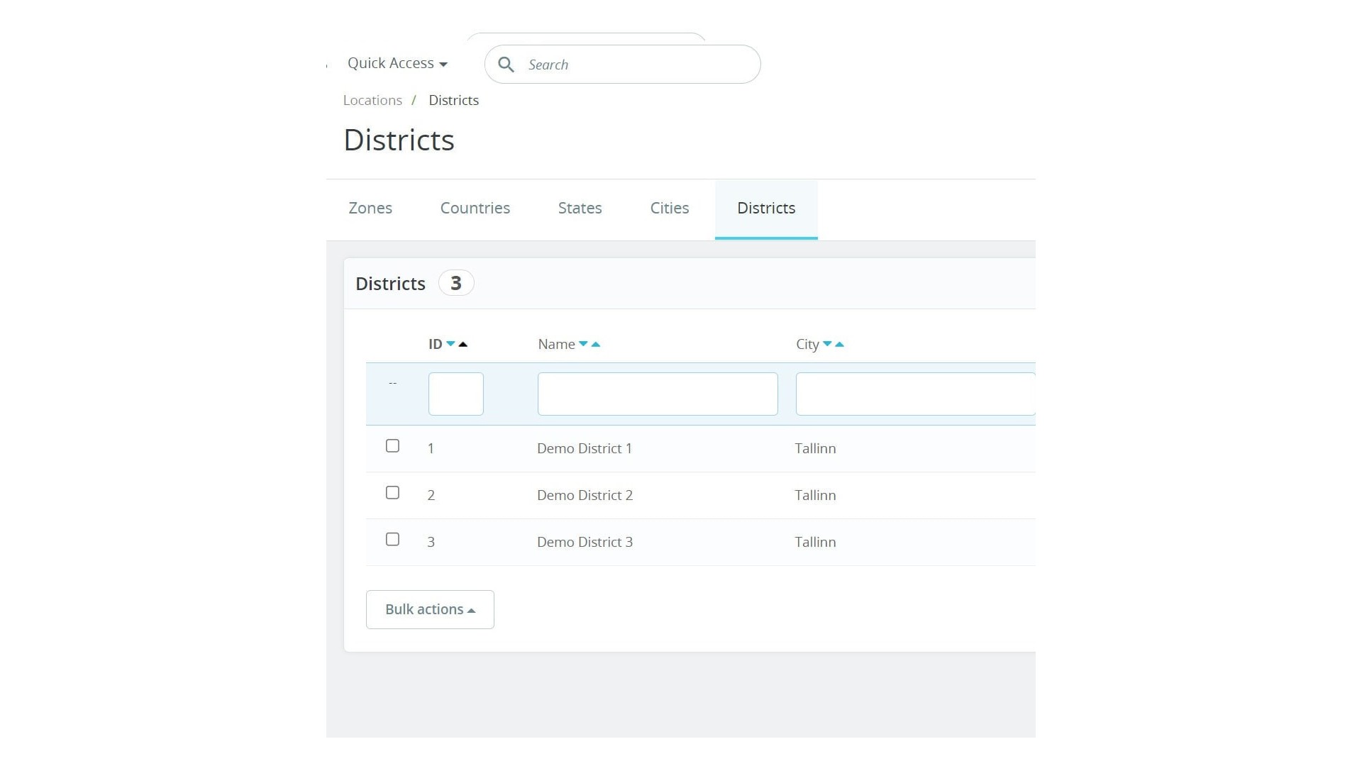 Funkce pro výběr města a náklady na dopravu